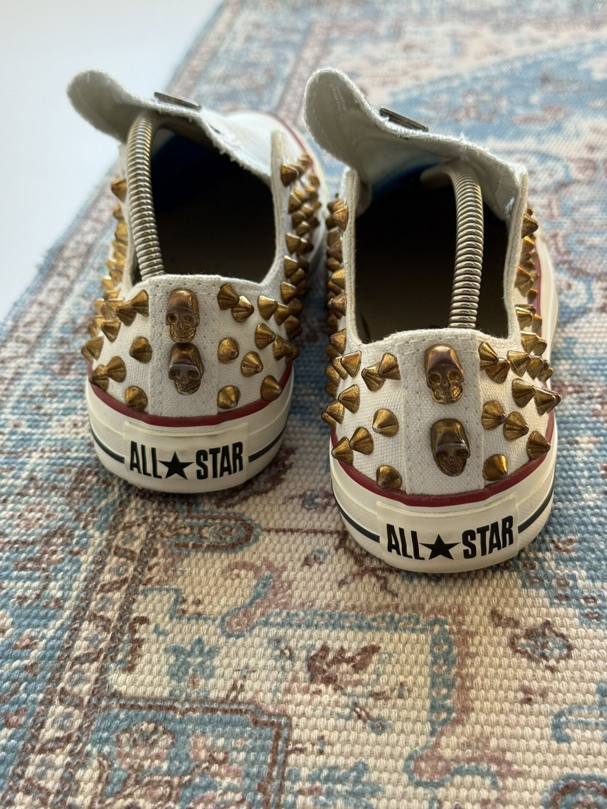 Converse Rare Converse Maltese Lab All Stars Studs Skull Shoes Sz36,5 Size US 6.5 / IT 36.5 - 6 Thumbnail