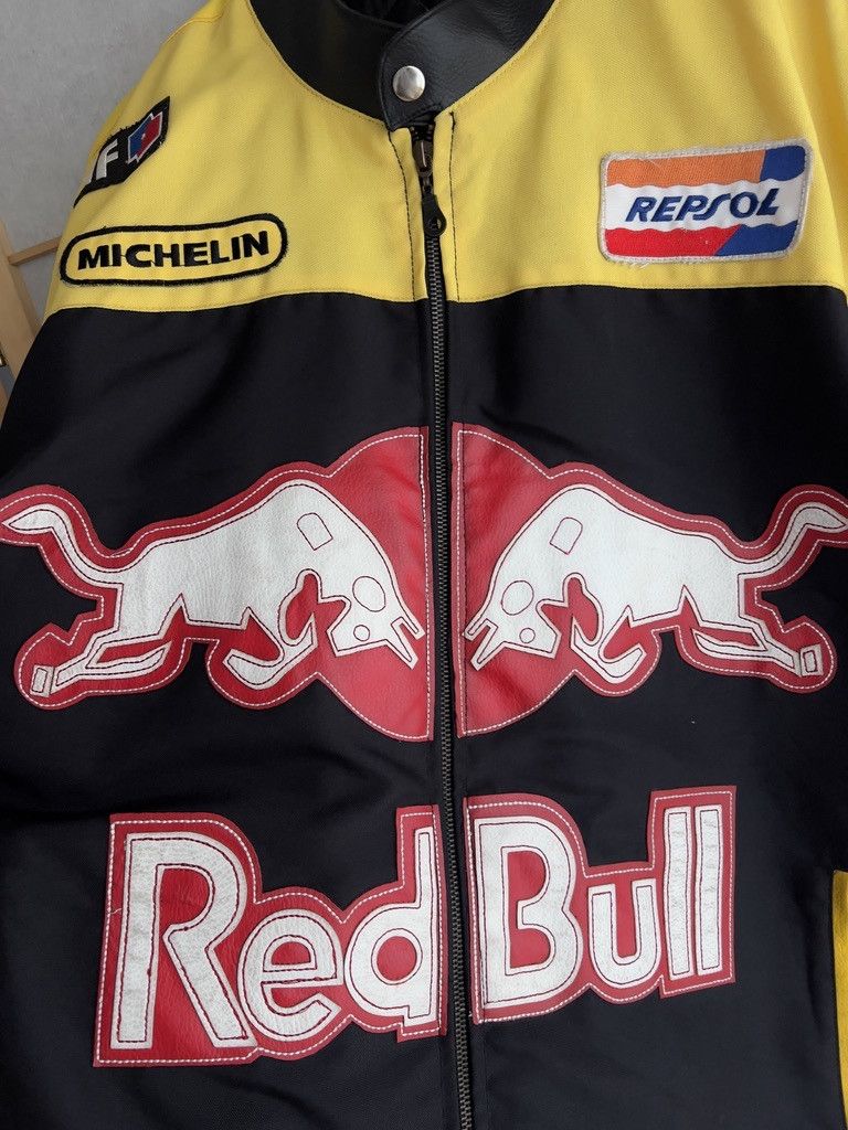 Red Bull CRAZY! Red Bull Vintage 2000s Racing bomber jacket baggy y2k Size US L / EU 52-54 / 3 - 13 Thumbnail
