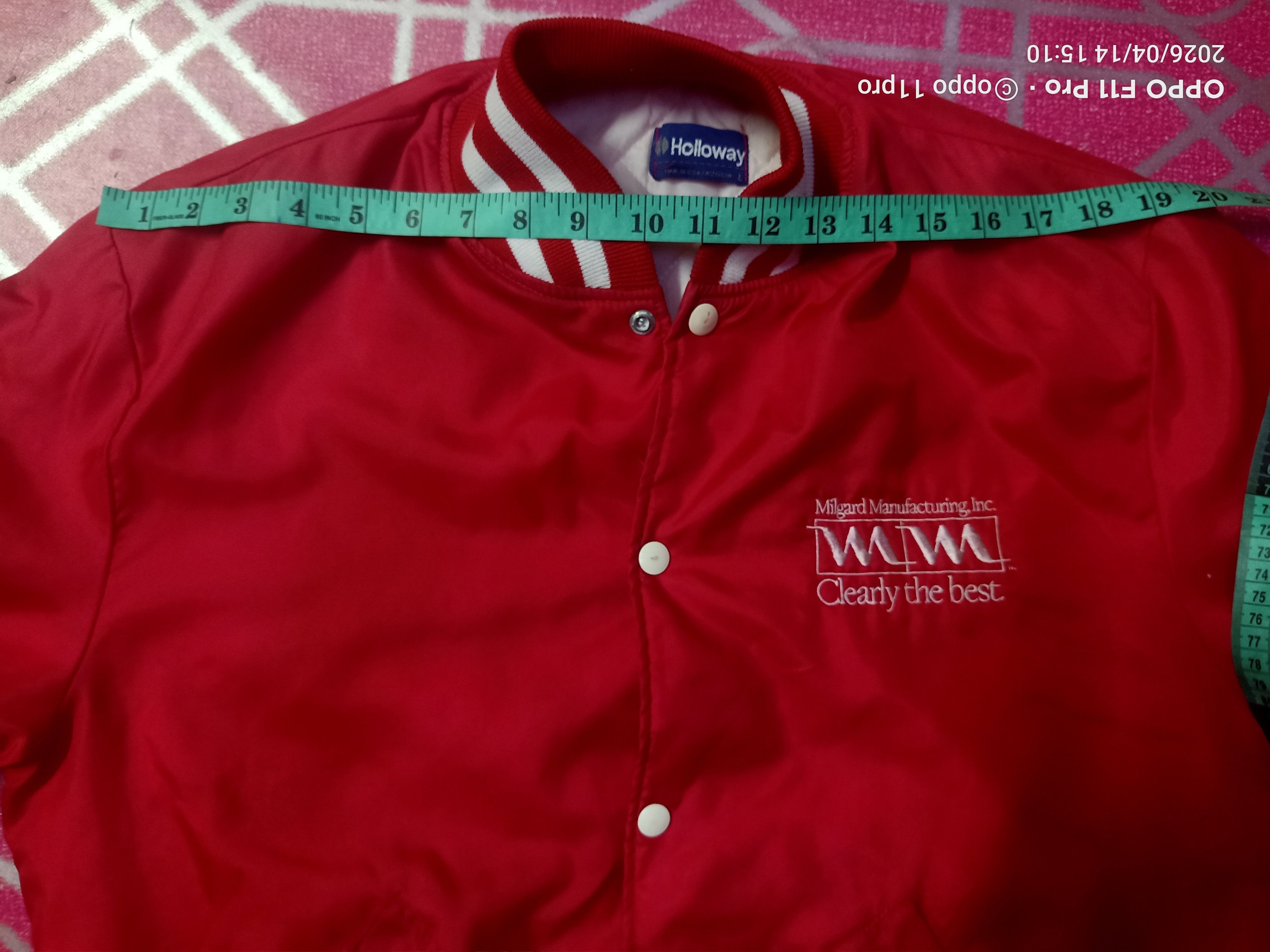 Holloway 💥 Vintage Halloway Bombers Jacket Men 💥 Size US L / EU 52-54 / 3 - 8 Thumbnail