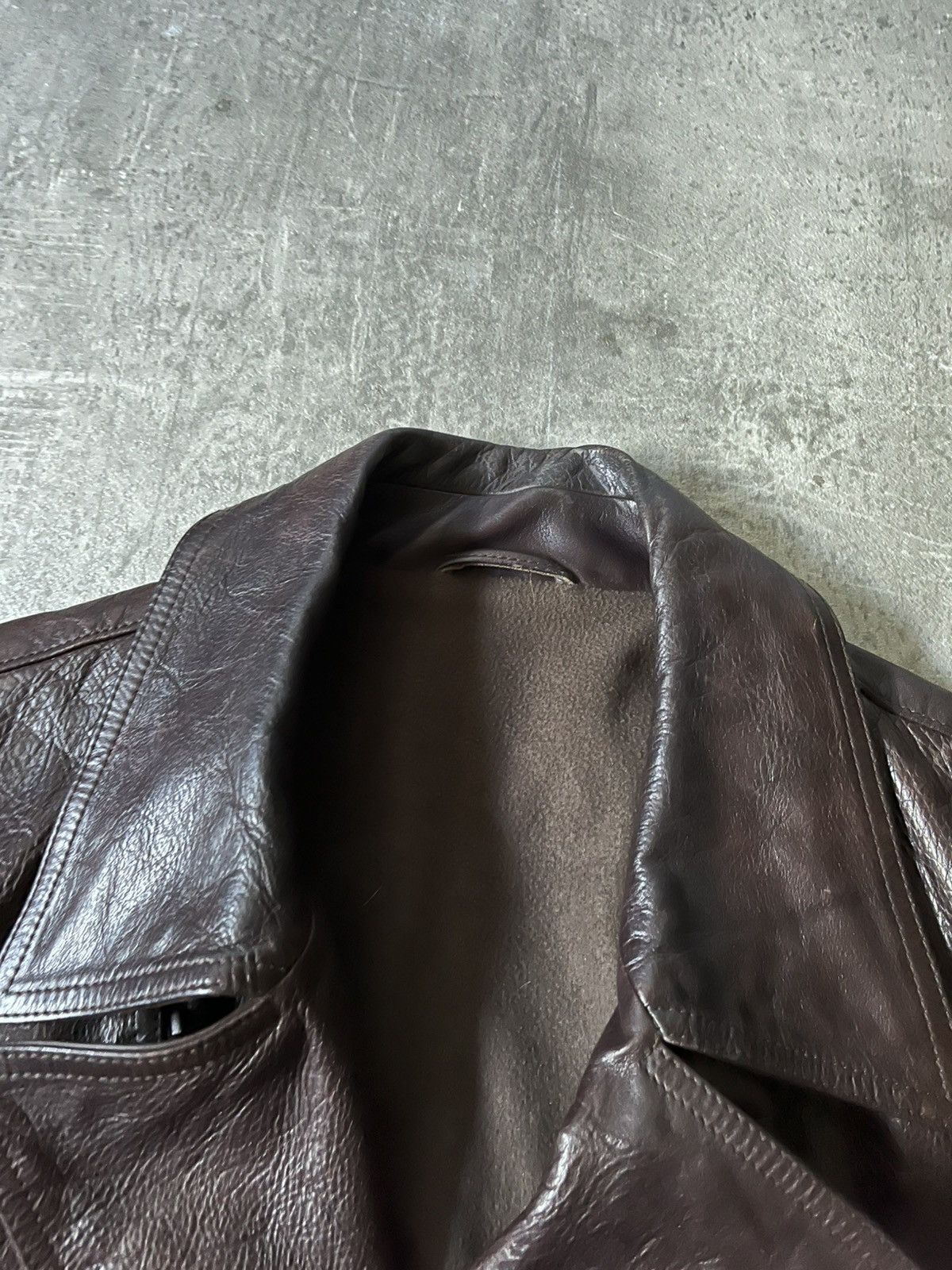 Jil Sander Jil Sander by Raf Simons brown leather jacket rare Size US M / EU 48-50 / 2 - 9 Thumbnail