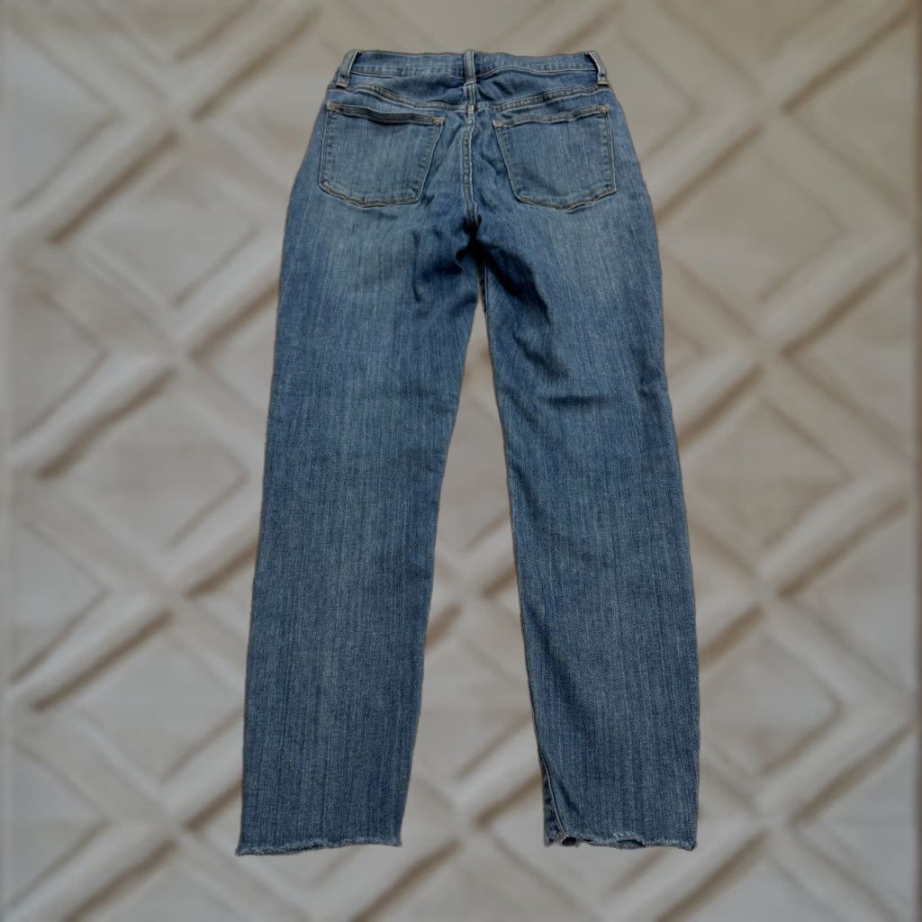 J.Crew J.Crew Jeans Womens 28 High Rise Skinny Button Fly Denim Jeans Blue Medium Wash Regular Fit Belt Loops 5-Pocket Size 28" / US 6 / IT 42 - 1 Thumbnail