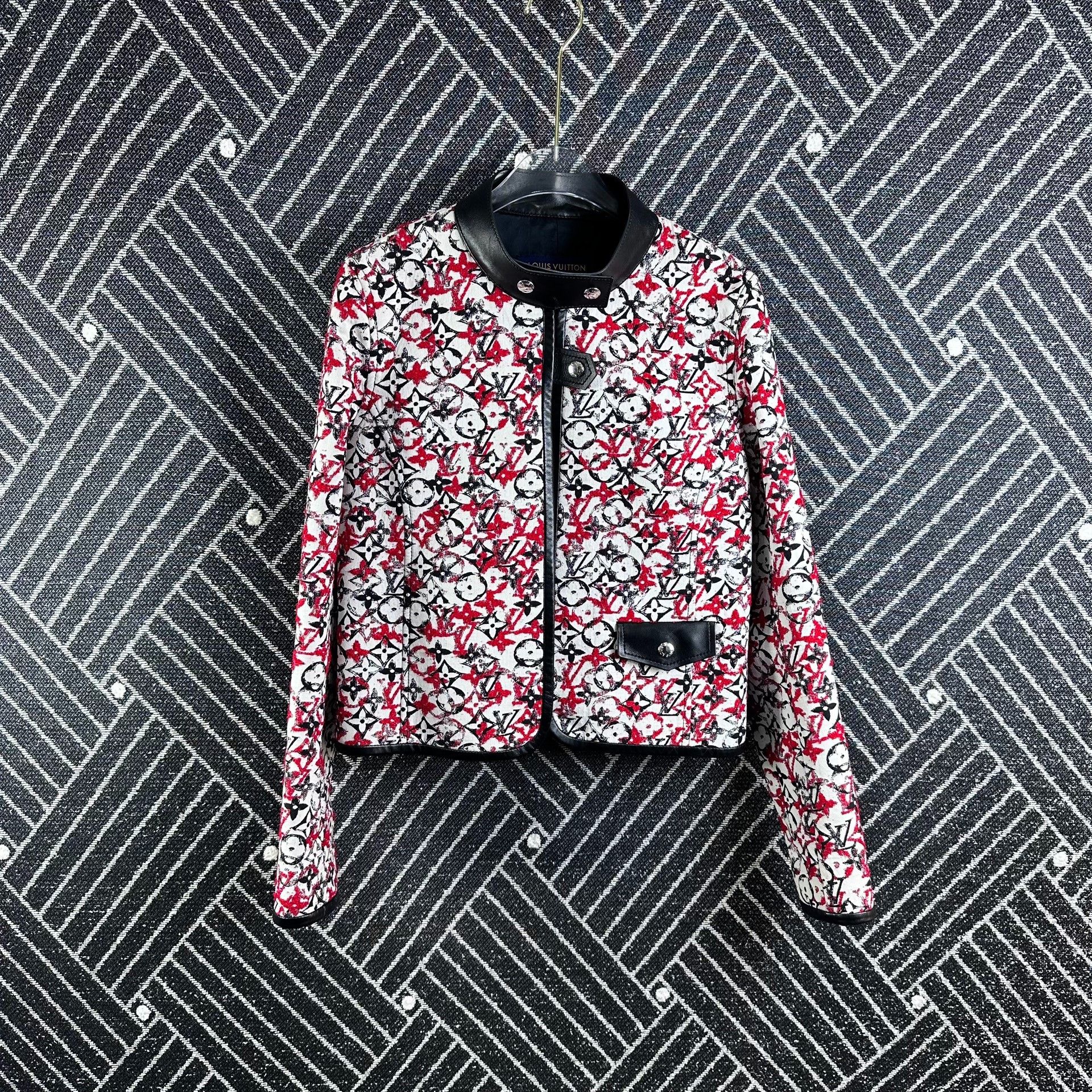 Louis Vuitton Louis Vuitton Monogram Print Leather Jacket Size XS / US 0-2 / IT 36-38 - 1 Thumbnail