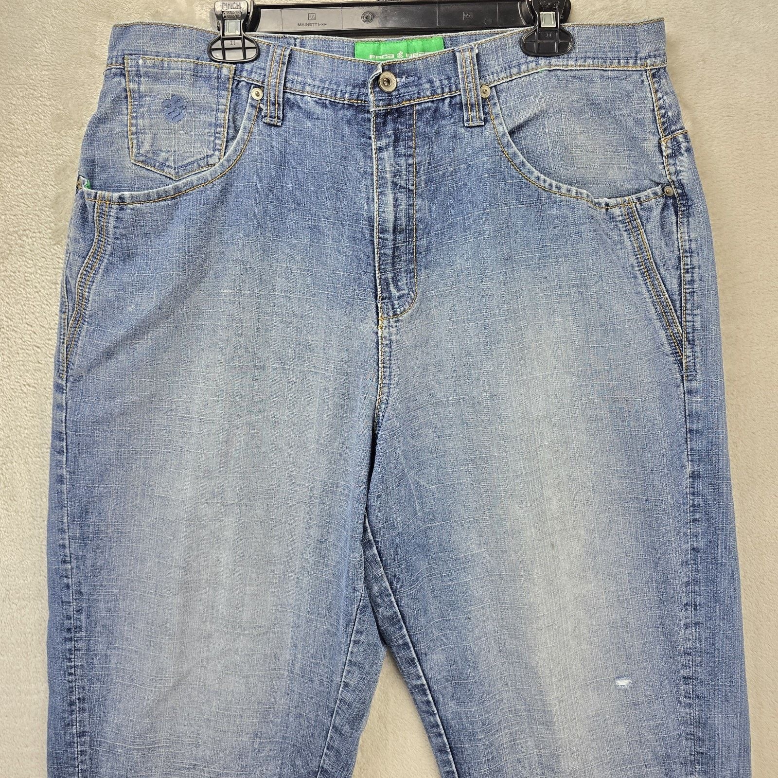 Rocawear Vintage Rocawear Jeans Mens 38 (Fits 36x31) Baggy Y2K Skater Size US 36 / EU 52 - 3 Thumbnail