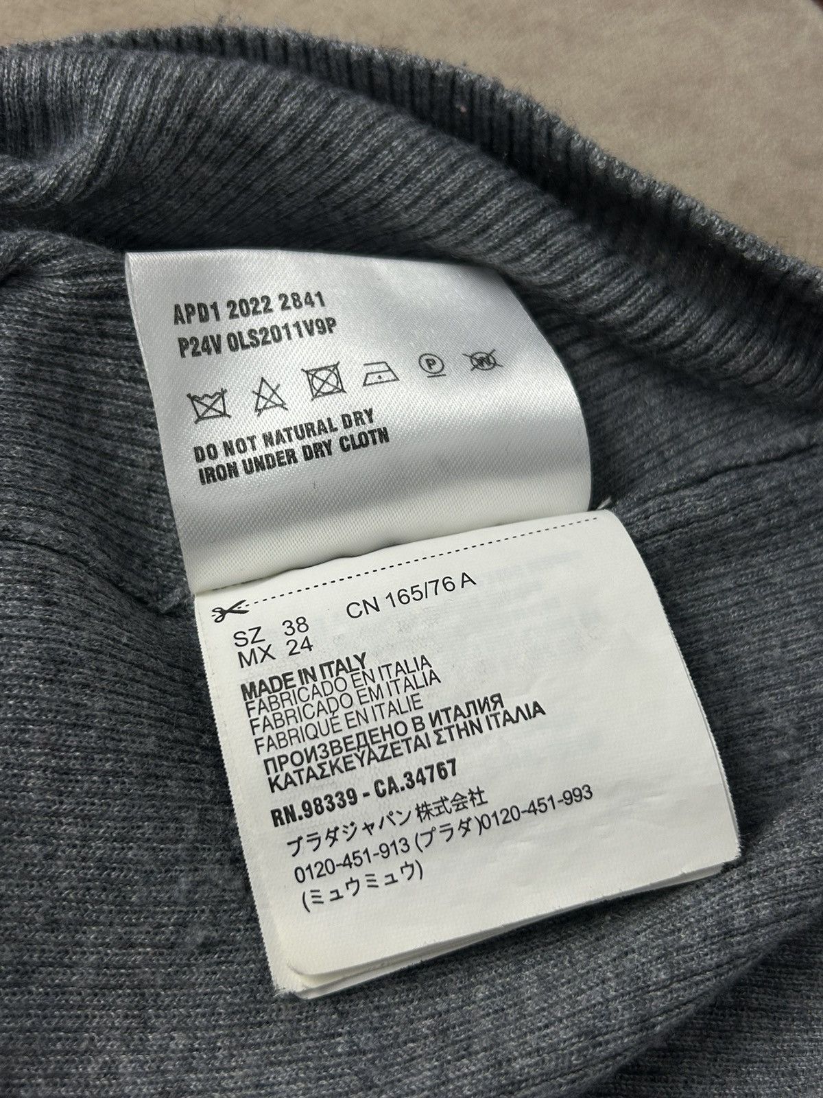 Prada Prada Milano Big Logo Turtleneck Sweater Size XS / US 0-2 / IT 36-38 - 12 Thumbnail