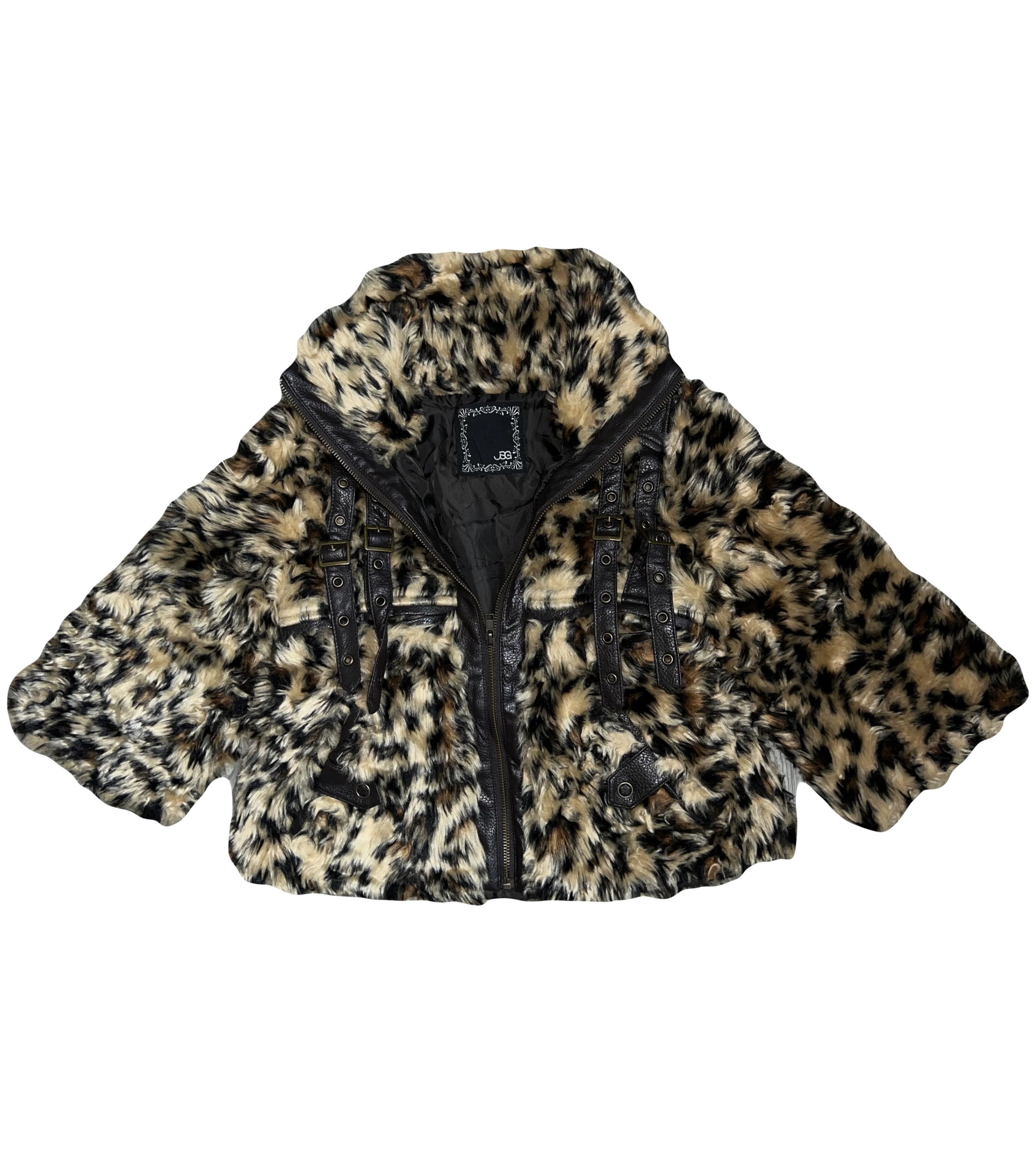 Japanese Brand Rare JSG leopard fur crop jacket 🐆 Size S / US 4 / IT 40 - 7 Thumbnail