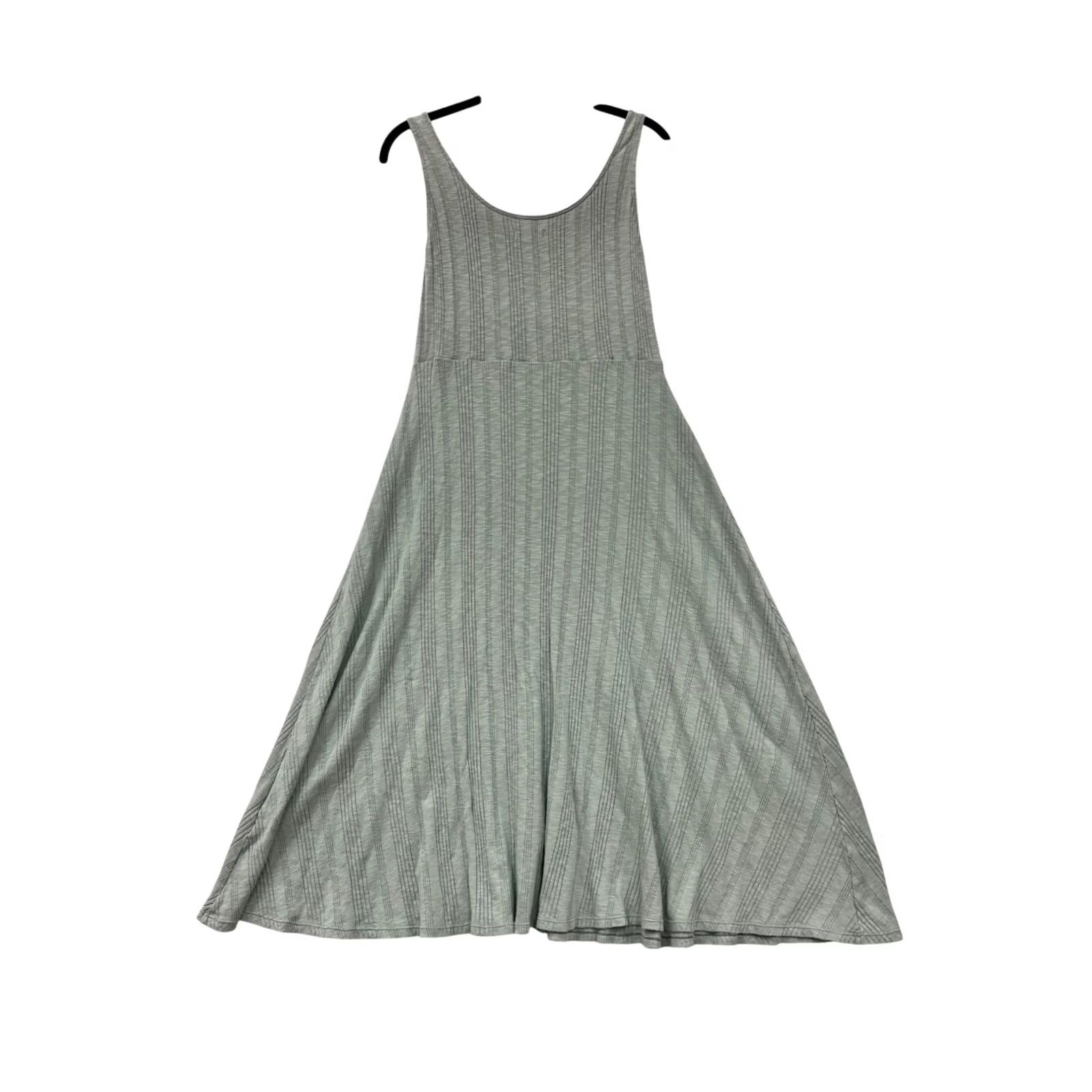 Vintage Carve Designs Womens Dress Sleeveless Midi Green S 8099 Womens S Dress Sundress Midi Green Carve Designs Size S / US 4 / IT 40 - 2 Thumbnail