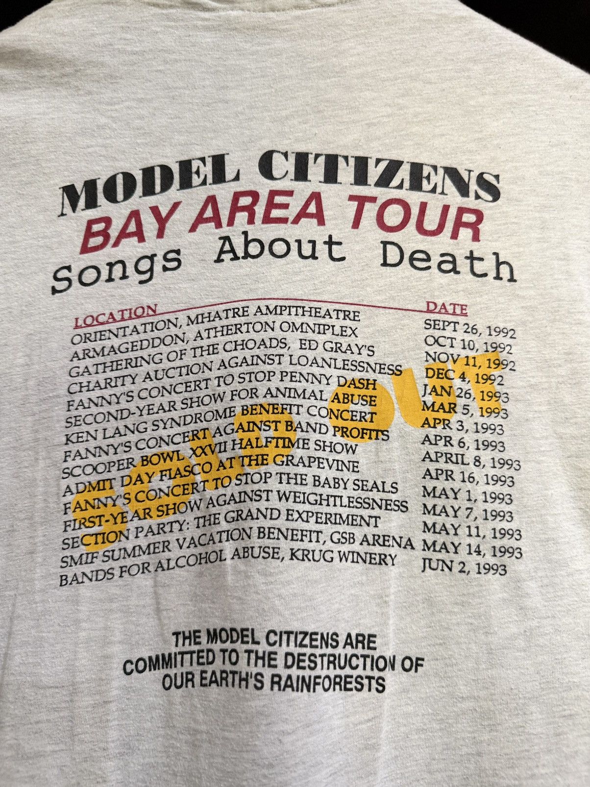 Band Tees Vintage 90s Model Citizens American Pop Punk Tour Tee Size US XL / EU 56 / 4 - 9 Thumbnail