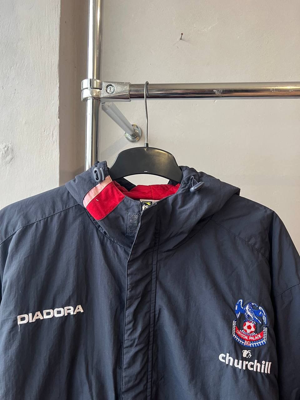 Diadora 2004/05 CRYSTAL PALACE FC TRAINING SOCCER FOOTBALL JACKET L Size US L / EU 52-54 / 3 - 4 Thumbnail