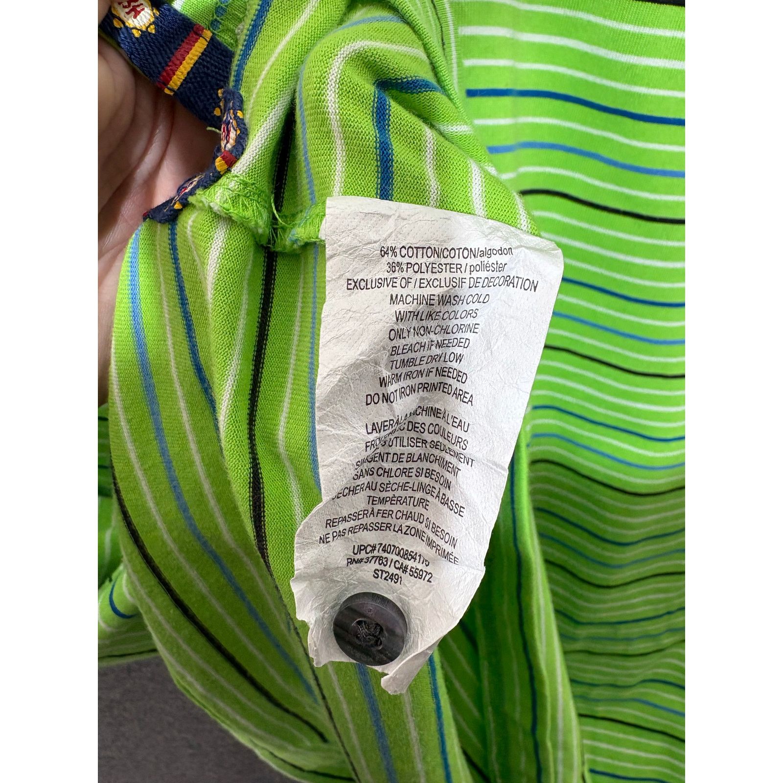 Other Ben Hogan | Men's Striped Short Sleeve Polo Top | Large Size US L / EU 52-54 / 3 - 3 Thumbnail