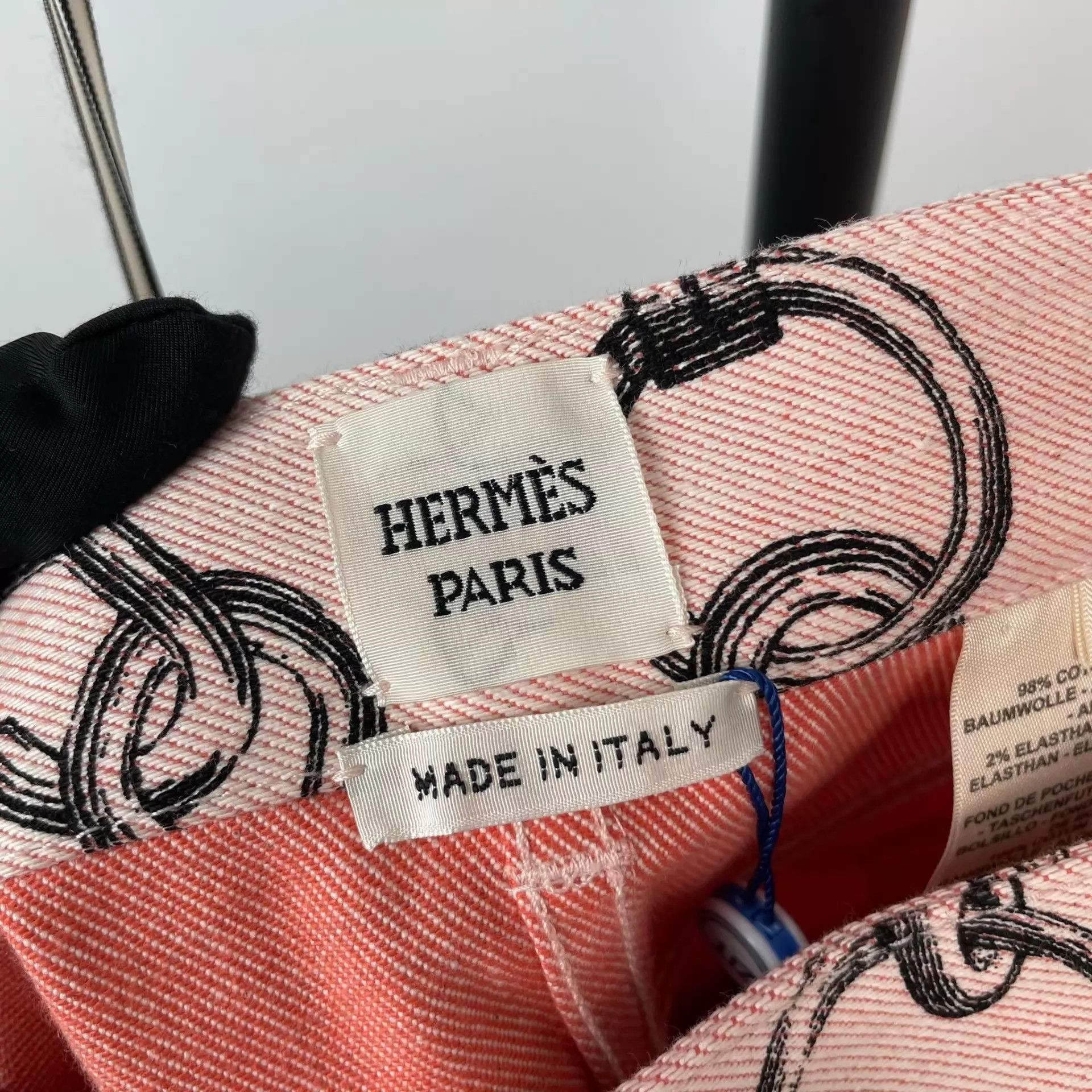 Hermes Hermès Women's Cotton Pink Shorts 36 Size 26" / US 2 / IT 38 - 3 Thumbnail