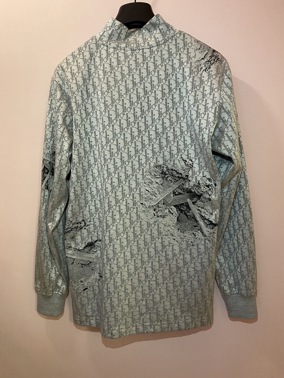 Daniel Arsham × Dior Dior x Daniel Arsham grey oblique long sleeve t shirt XS Size US XS / EU 42 / 0 - 3 Thumbnail