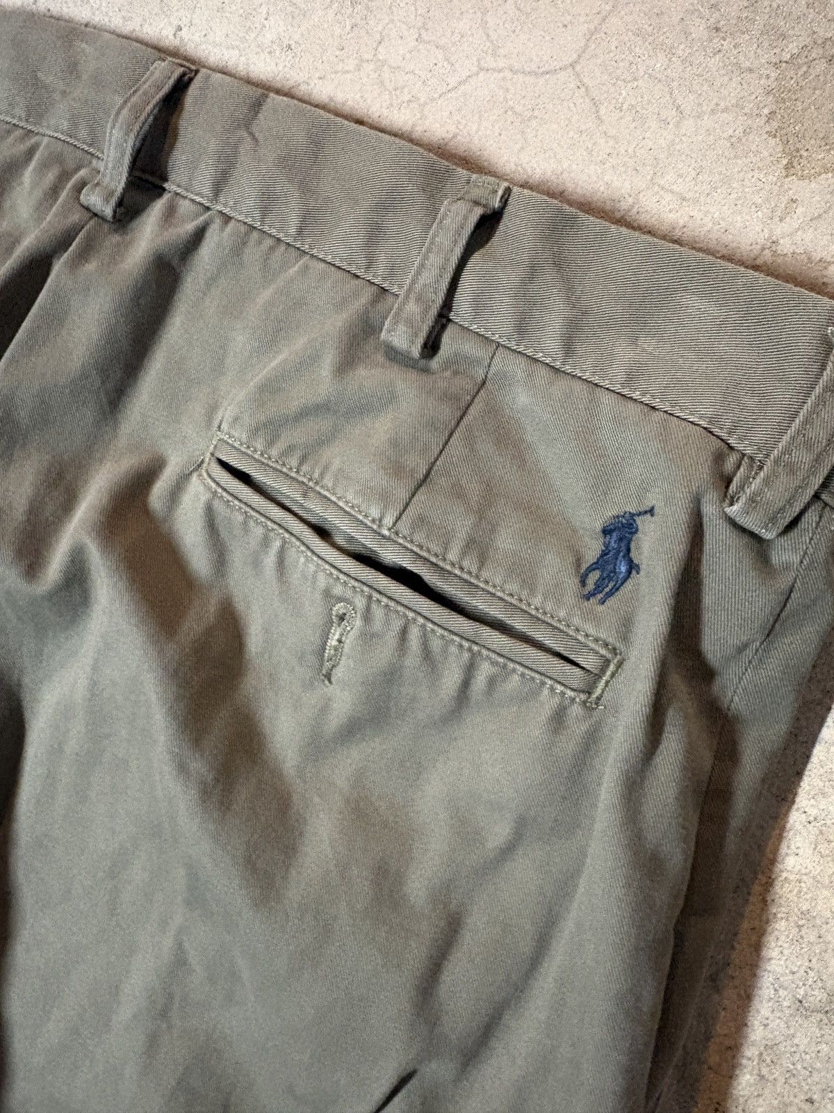Polo Ralph Lauren VTG 90s Polo Ralph Lauren Prospect Cotton Pants Moss Green Size US 36 / EU 52 - 4 Thumbnail