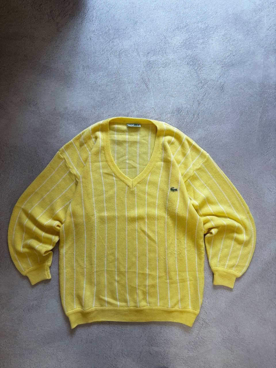 Lacoste × Vintage Chemise Lacoste archive vintage distressed sweater Size US XL / EU 56 / 4 - 3 Thumbnail