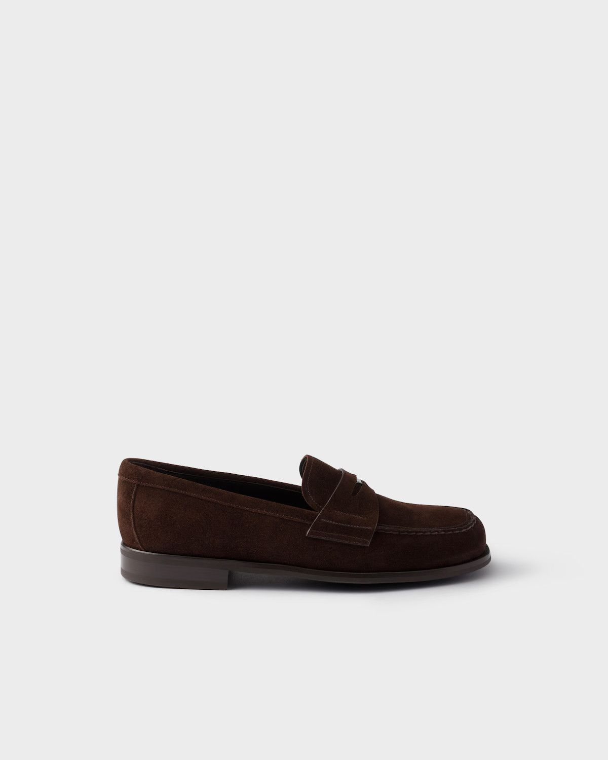 Prada o1mt1gz0226 Suede Loafers in Brown Size US 10 / EU 43 - 2 Thumbnail