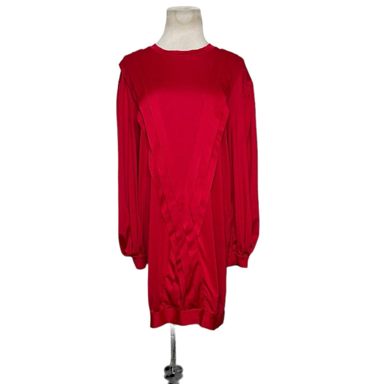 knee length dresses for ladies Zara SOLD OU RED TOGGLE MIDI LONG DRESS BLOGGERS FAVOURITE SIZE S SMAL –  Afashionistastore