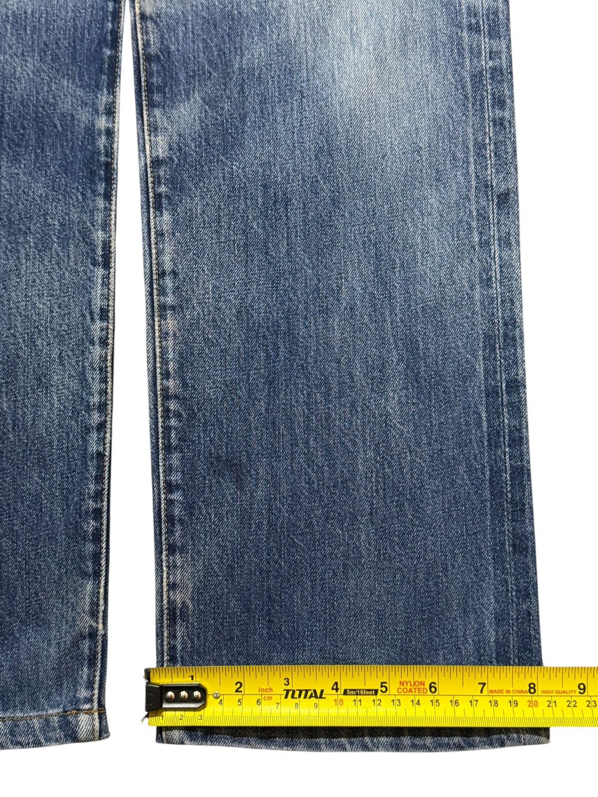 Levi's Vintage 90s Levis 501 Selvedge Big E Faded Clawmark Distress Size US 30 / EU 46 - 15 Thumbnail