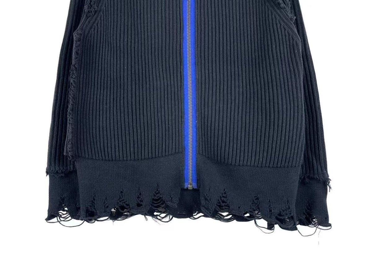 Haider Ackermann Haider Ackermann SS17 Distressed Zipper Sweater Size US XS / EU 42 / 0 - 4 Thumbnail