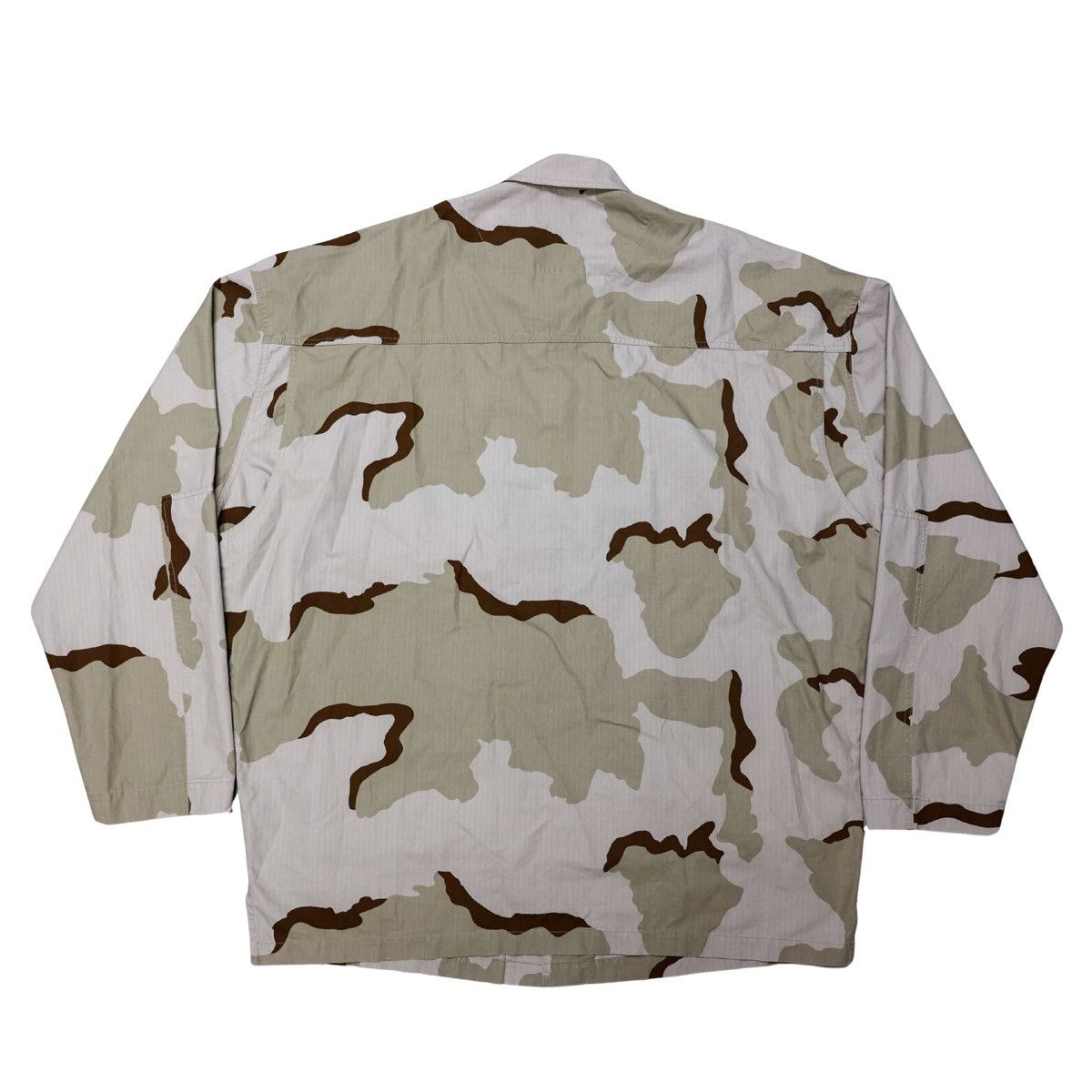 Balenciaga × Designer BALENCIAGA Snow Camo Oversized Cargo Over Shirt Jacket Size US XXL / EU 58 / 5 - 2 Thumbnail
