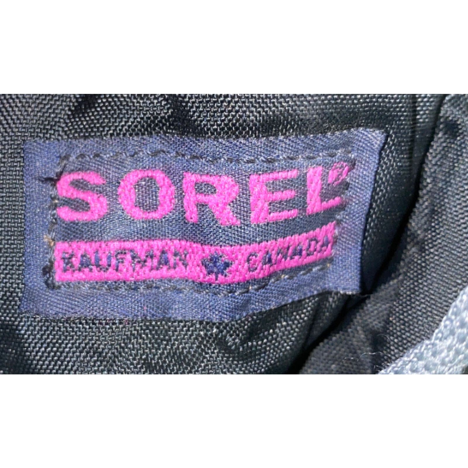 SOREL Sorel Women's Black Lace Up Short Boots US 10, Nylon, Boot, Shoes, Black, Women, Short Boots, Lace Up, Round Toe, Low Heel Size 32" / US 10 / IT 46 - 4 Thumbnail