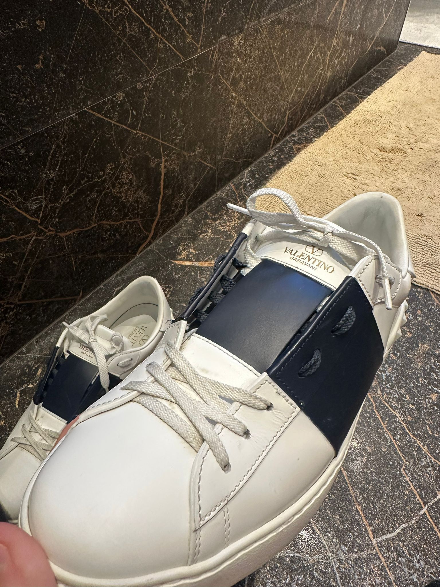 Valentino Valentino Garavani Calfskin Open Sneaker Size US 11.5 / EU 44-45 - 1 Thumbnail