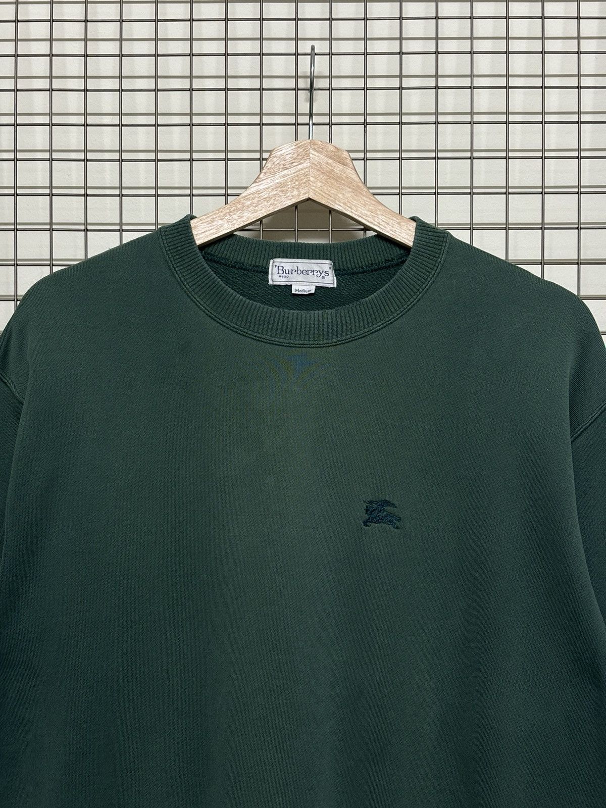 Burberry × Vintage Vintage Burberrys Of London Spell out Sweatshirt Size US L / EU 52-54 / 3 - 4 Thumbnail