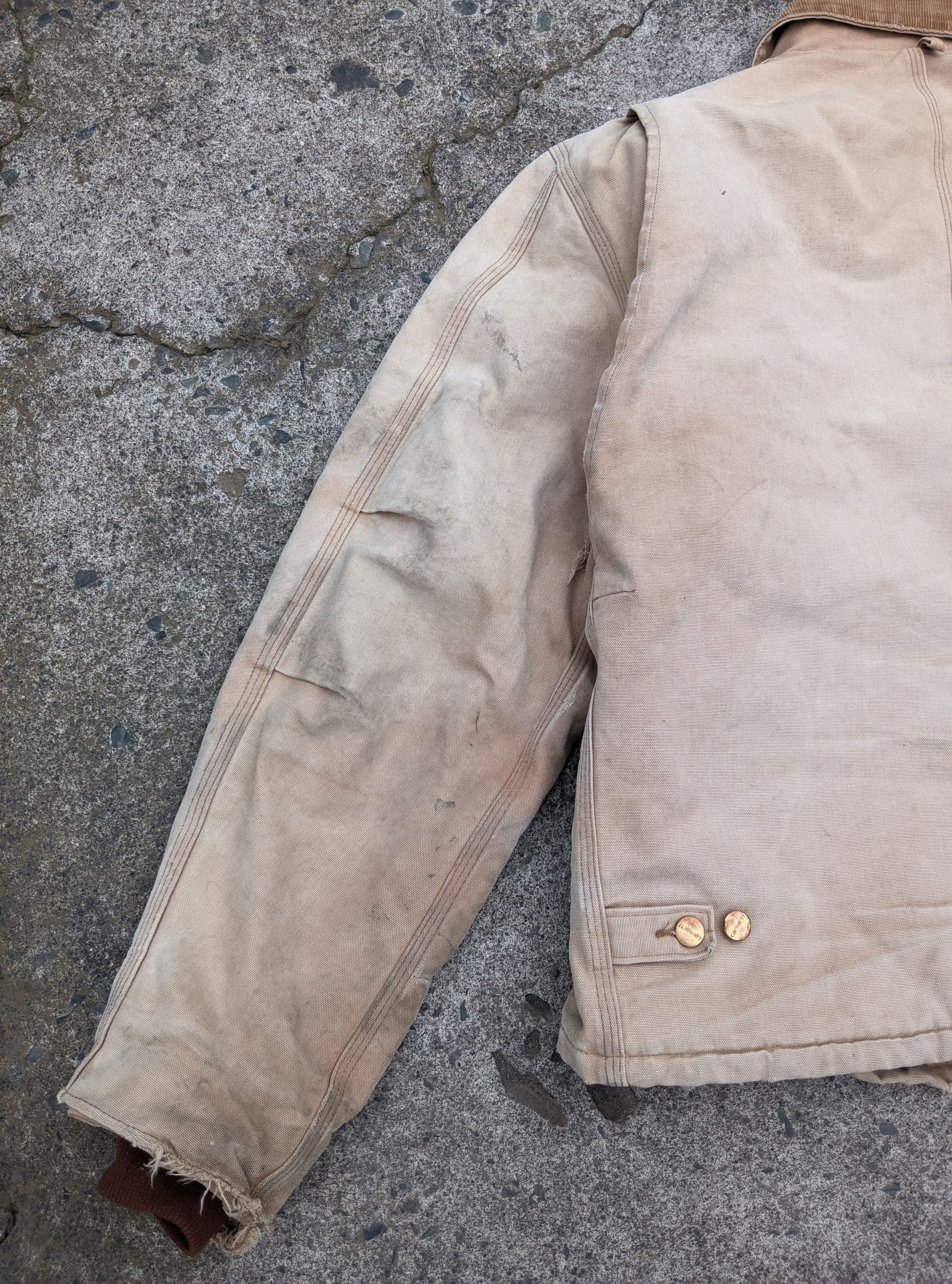 Carhartt Vintage 90s carhartt arctic detroit distressed sun fade erd Size US XL / EU 56 / 4 - 16 Thumbnail