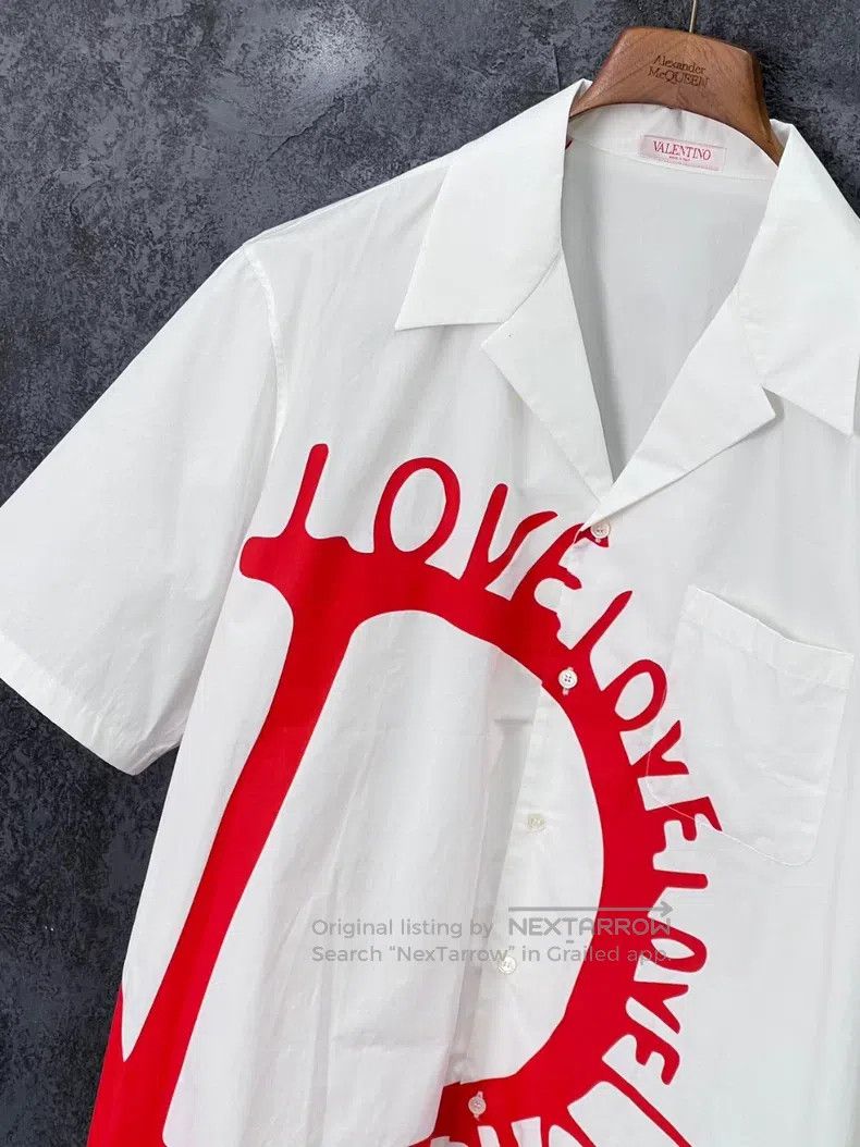 Valentino Valentino Printed cotton short-sleeved shirt Size US S / EU 44-46 / 1 - 5 Thumbnail