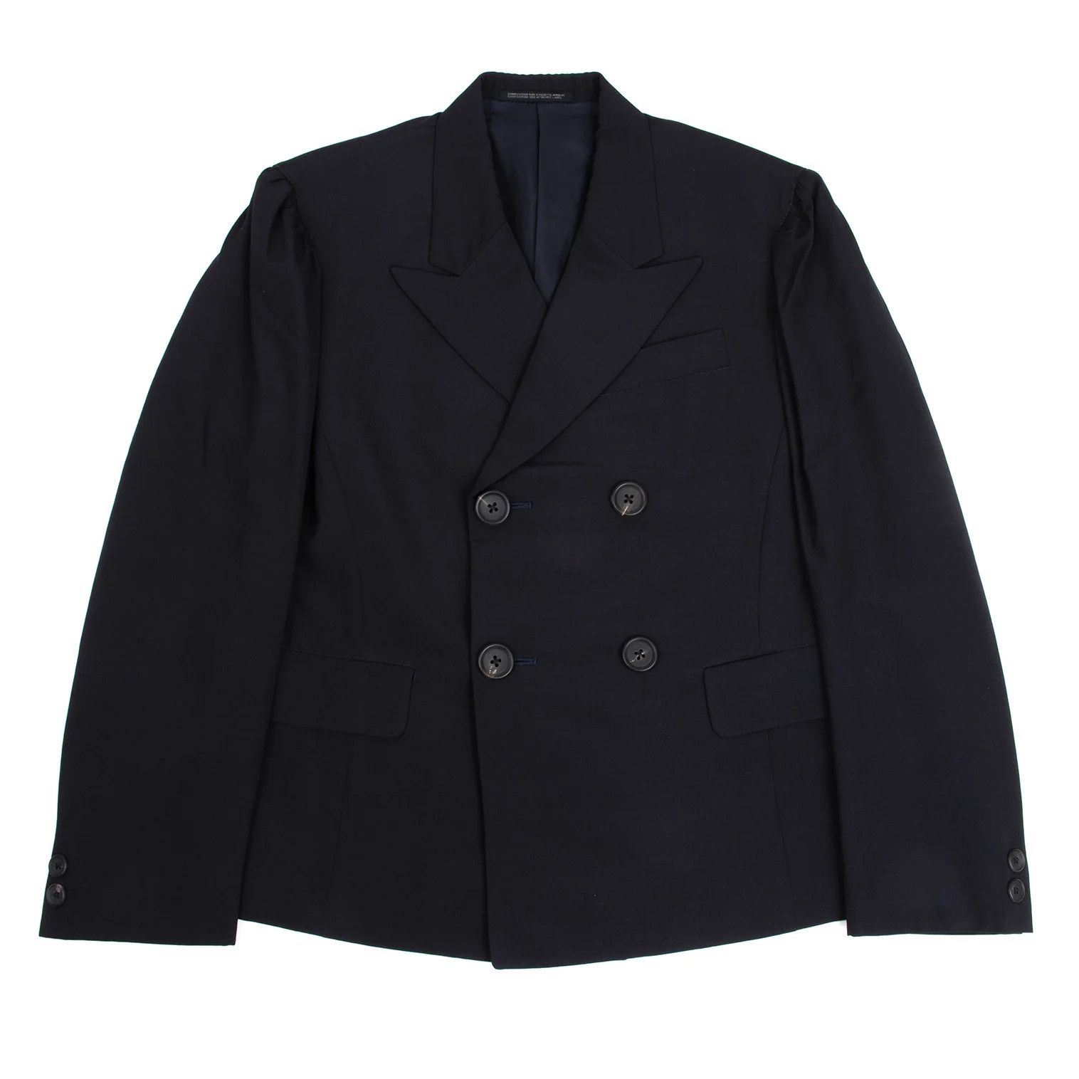 Yohji Yamamoto Yohji Yamamoto Wool Puff Sleeve Jacket Size US M / EU 48-50 / 2 - 1 Thumbnail