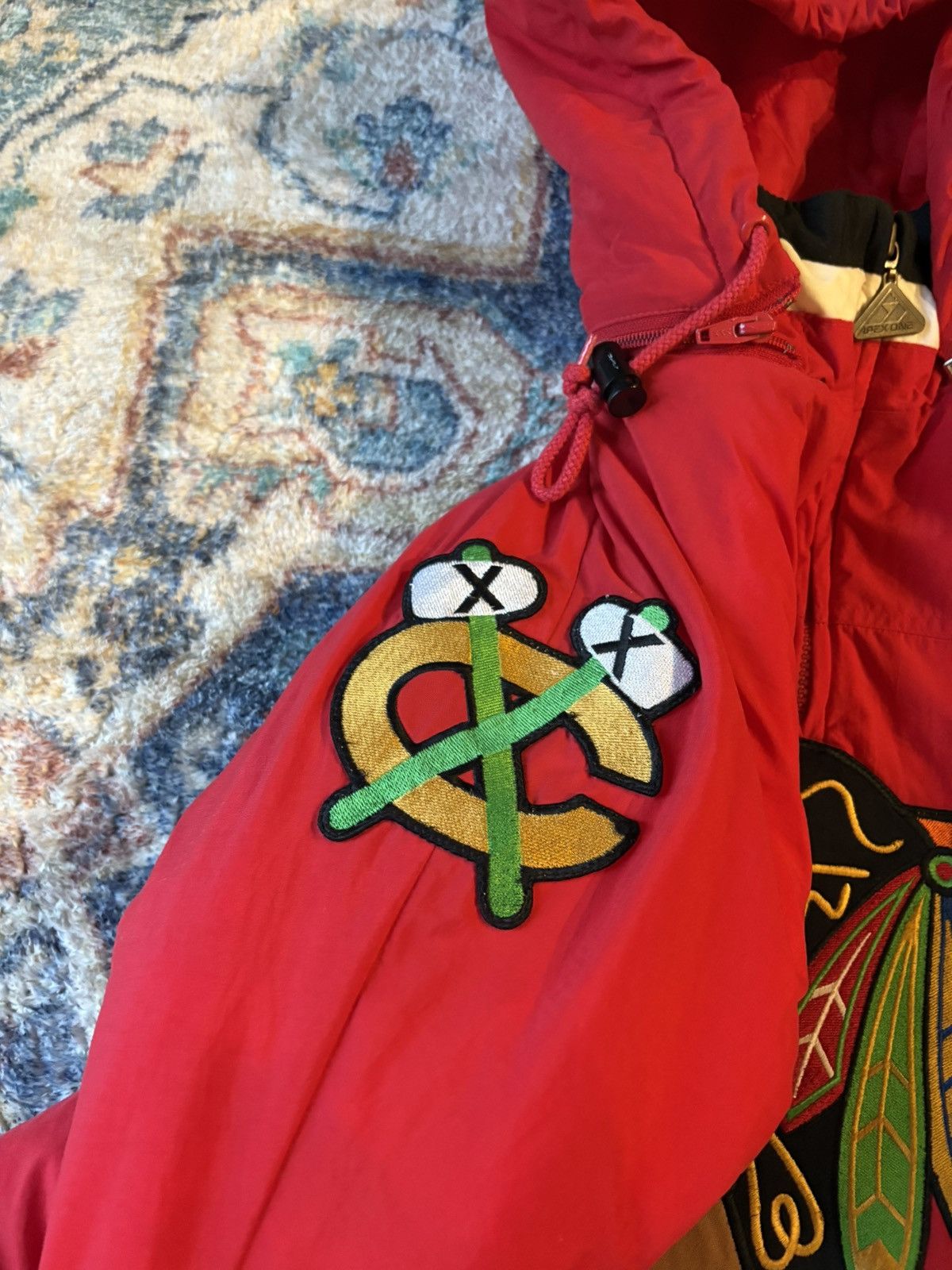 Vintage Vintage Apex NHL Chicago Blackhawks Pullover 1/4 Zip Jscket Size US S / EU 44-46 / 1 - 5 Thumbnail