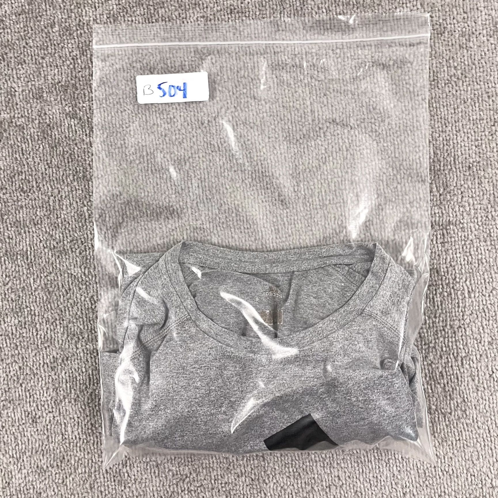 Adidas ADIDAS Shirt Mens Medium Gray Long Sleeve Graphic Running Athletic Workout Gym Size US M / EU 48-50 / 2 - 8 Thumbnail