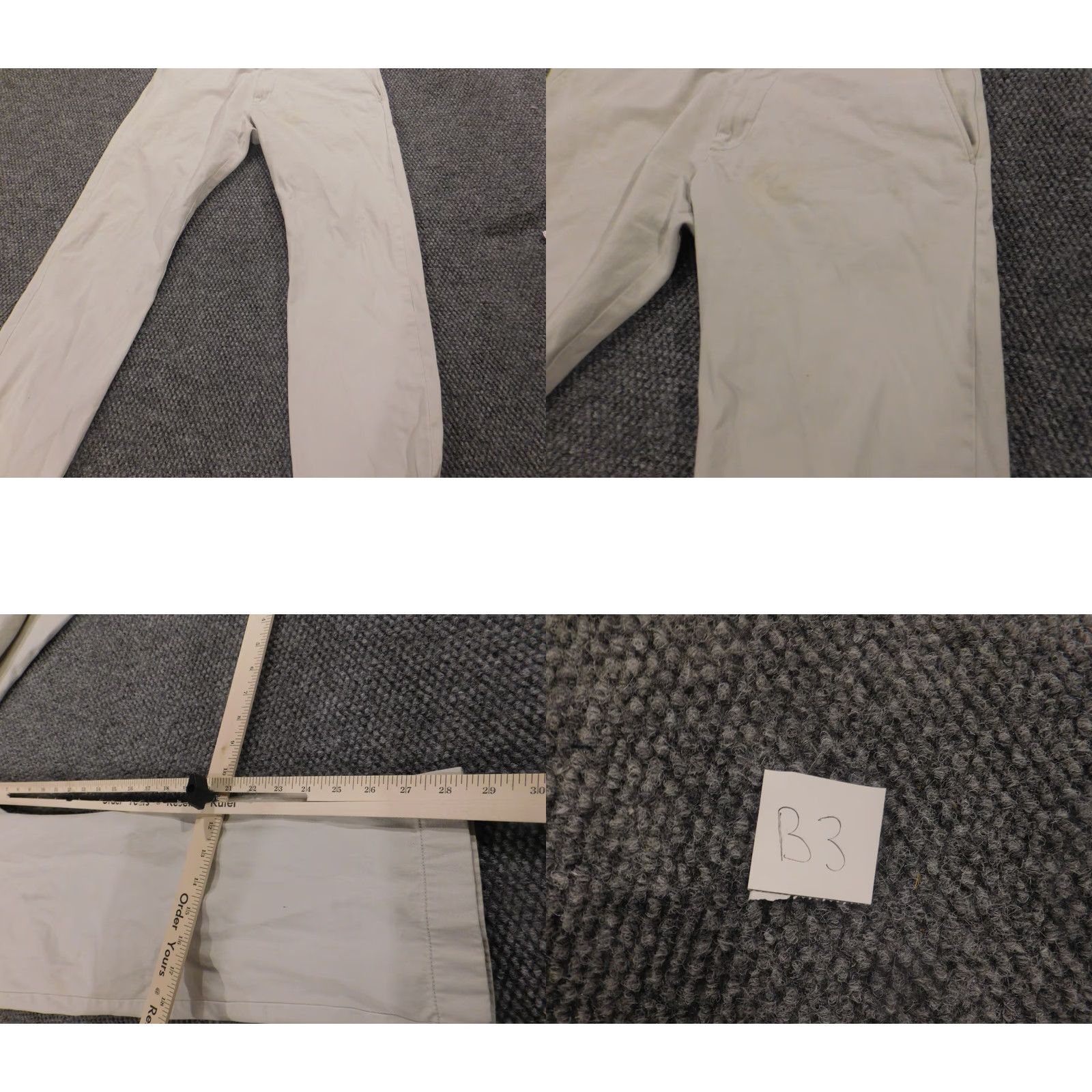 J.Crew J.CREW Mens Pants 36x28 Beige Straight Chino Shirt? Size US 32 / EU 48 - 9 Thumbnail