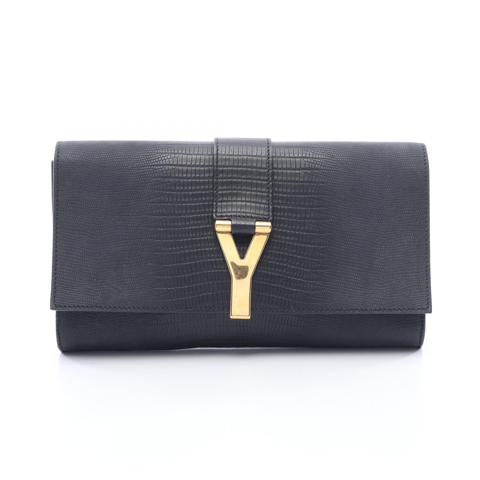 Yves Saint Laurent YVES SAINT LAURENT Y Y Line Bag Navy Size ONE SIZE - 1 Thumbnail