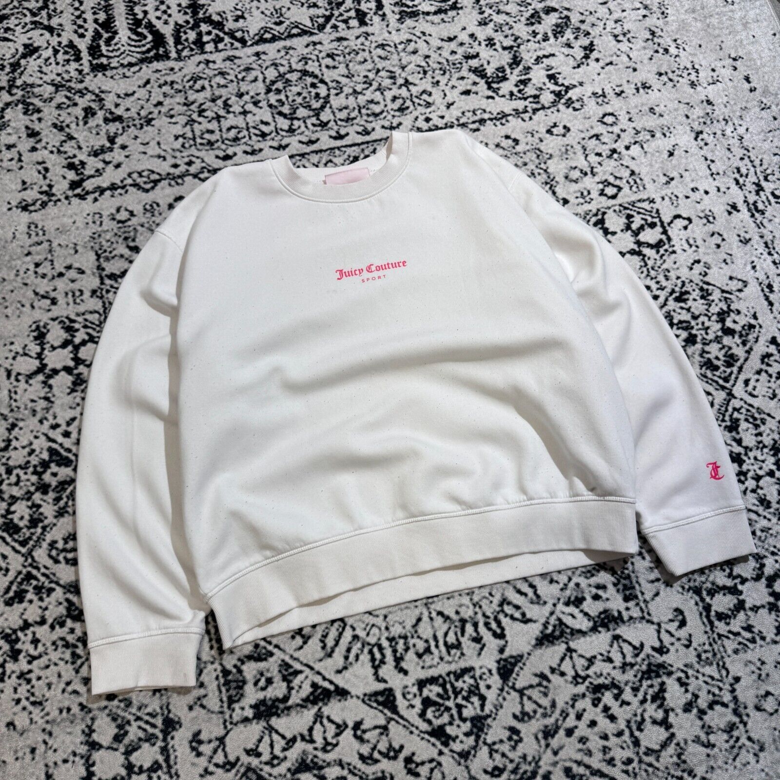 Juicy Couture × Vintage Juice Couture Unisex White Cotton Crewneck Size XXXL Y2K 90S Size US XXL / EU 58 / 5 - 3 Thumbnail