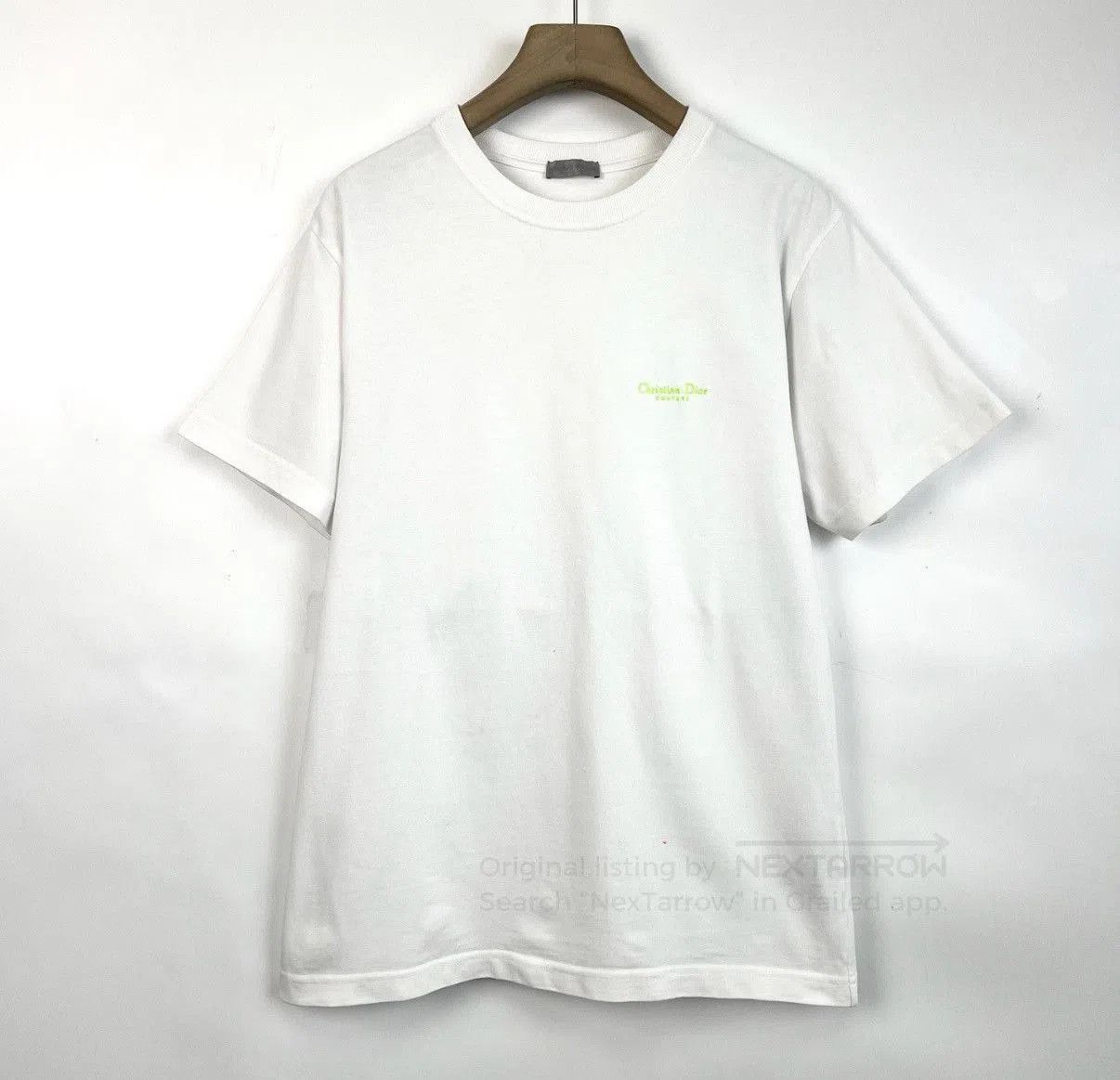 Dior White Short Sleeve Graphic T-Shirt. Size US S / EU 44-46 / 1 - 1 Thumbnail