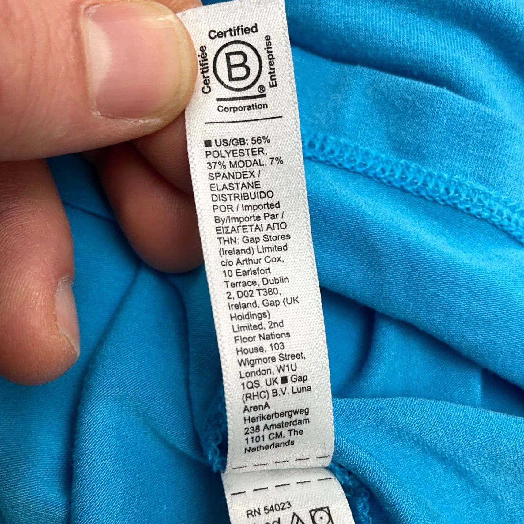 Athleta Athleta T-Shirt Womens XS Blue Short Sleeve Scoop Neck Casual Top Size XS / US 0-2 / IT 36-38 - 4 Thumbnail