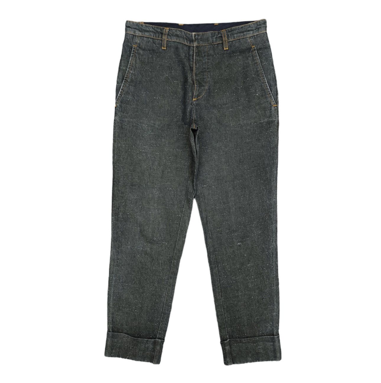 Marni Marni Linen Cotton Blend Denim Pants Size 28" / US 6 / IT 42 - 1 Thumbnail