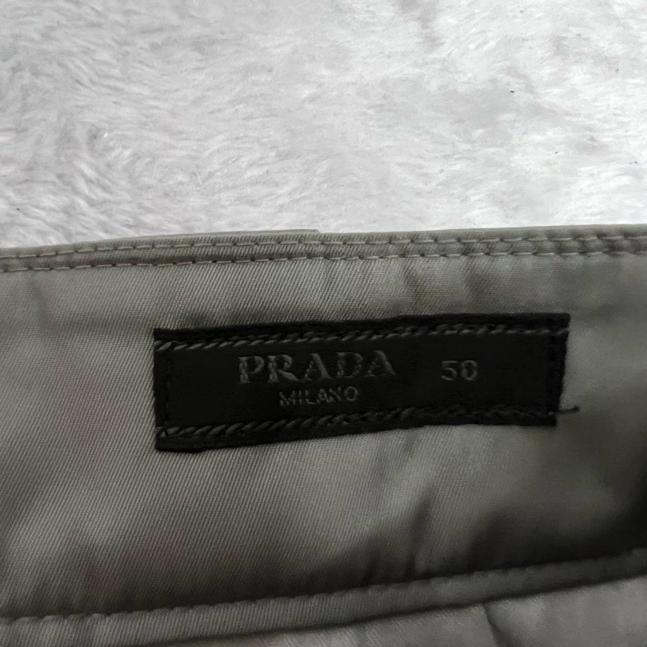Prada Prada Gray Triangle Logo Shorts Size US 30 / EU 46 - 4 Thumbnail