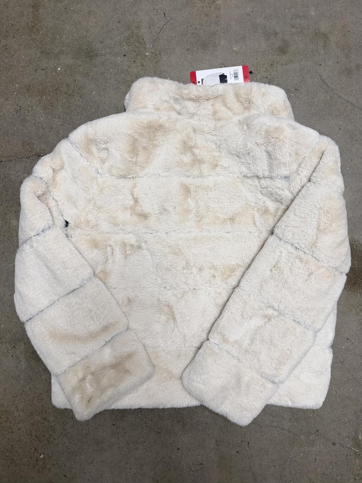 Karl Lagerfeld Women’s Karl Lagerfield White Faux Fur Jacket Size M / US 6-8 / IT 42-44 - 4 Thumbnail