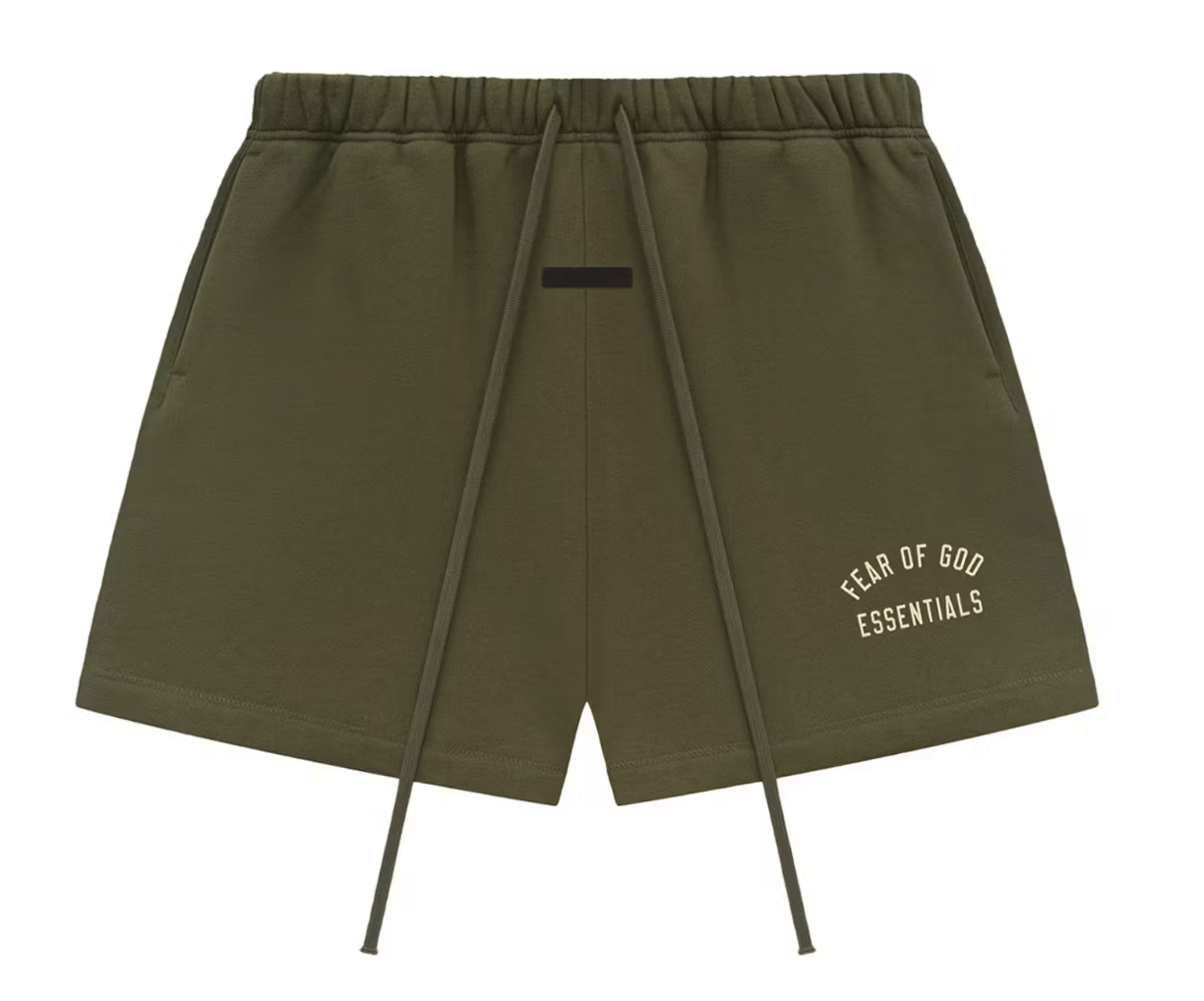 Fear of God Essentials Fleece Soccer Short Military Size S