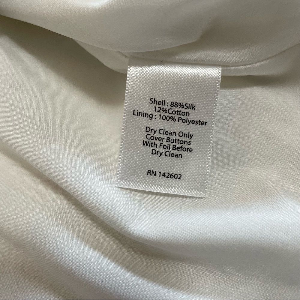 Other STS Sail To Sable White Silk Long Sleeve Tassel Blouse Size Size XXS / US 00 / IT 34 - 8 Thumbnail