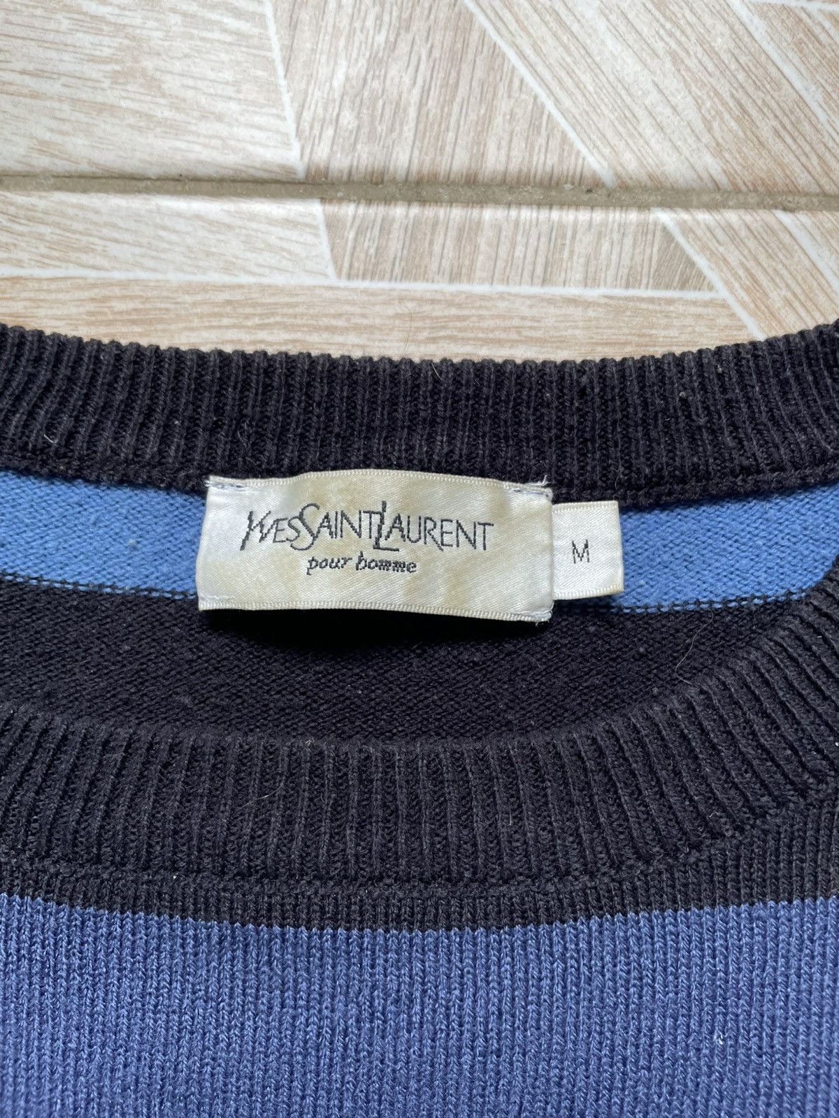 Vintage × Yves Saint Laurent Italy Vintage 90s Yves Saint Laurent YSL Embroidered Logo M Size US M / EU 48-50 / 2 - 7 Thumbnail