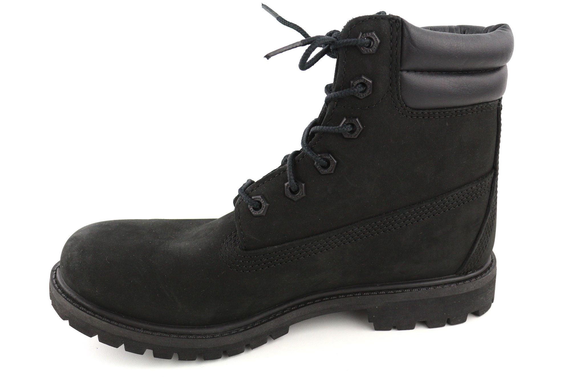 Timberland A15QY-A4959 EU38.5/39 Black Leather High Top Boots 81164 Size US 7.5 / IT 37.5 - 17 Thumbnail