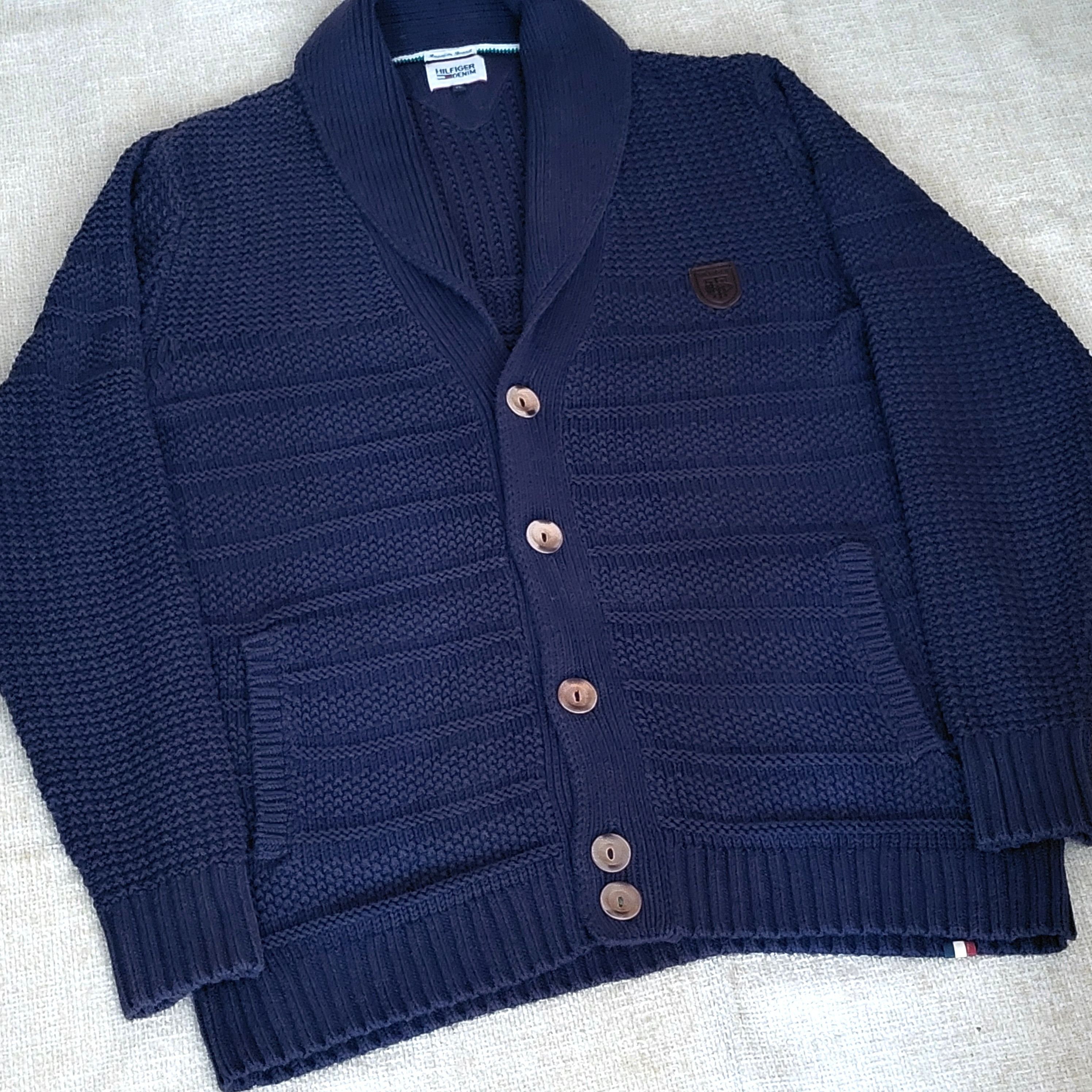 Tommy Hilfiger Tommy Hilfiger Denim cardigan vintage 2012s Size US XL / EU 56 / 4 - 3 Thumbnail