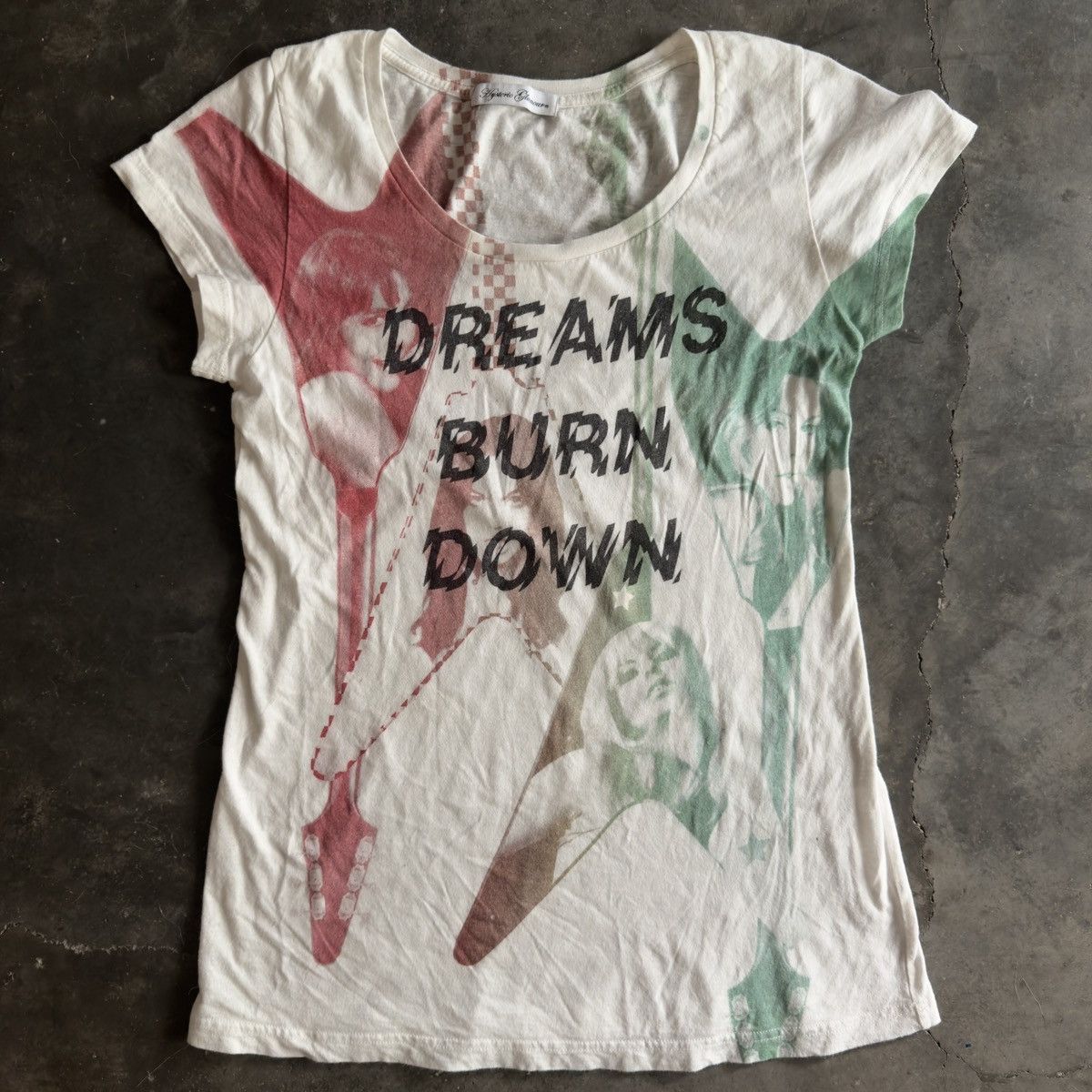 Hysteric Glamour “DREAMS BURN DOWN” Tee.