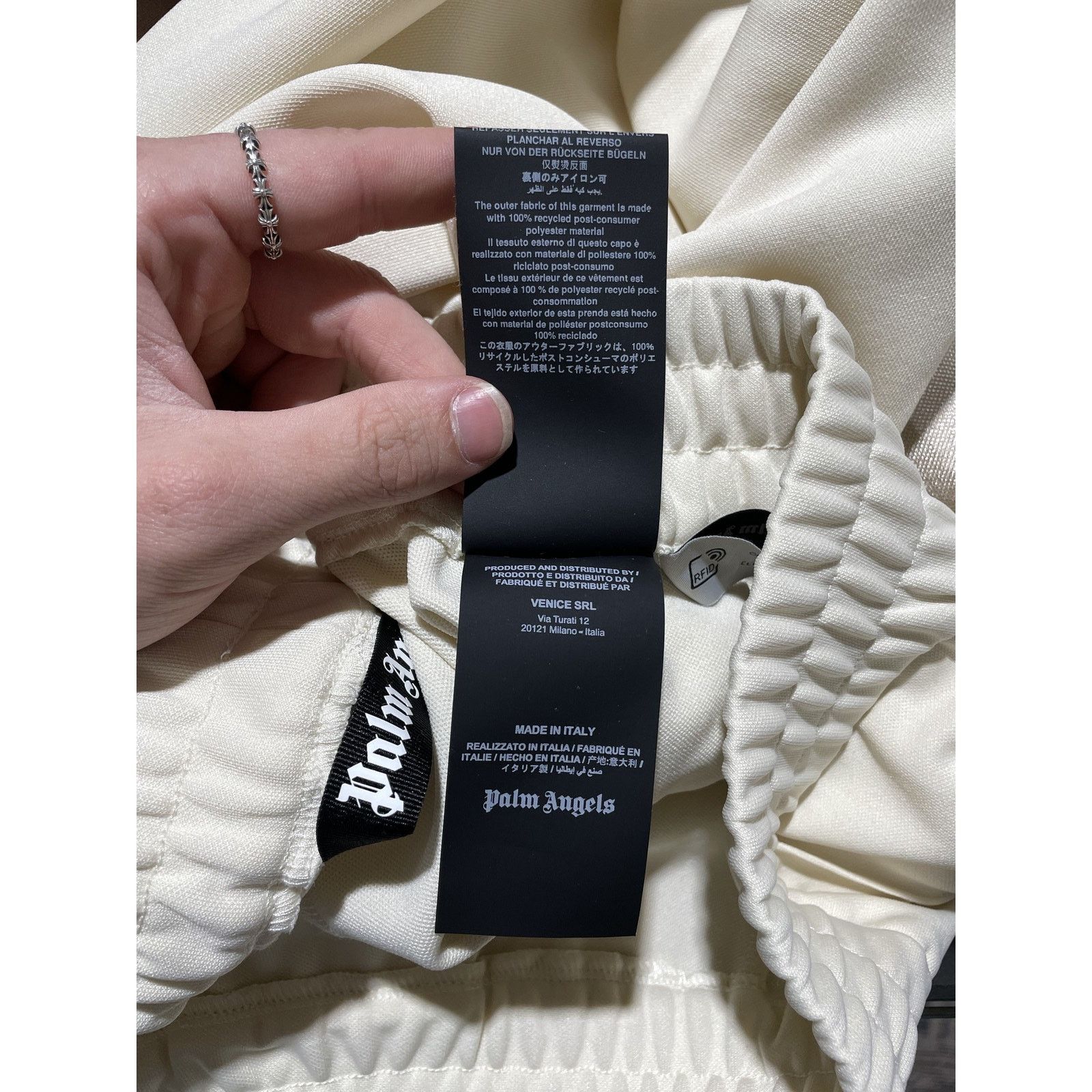 Palm Angels PALM ANGELS FLARE TRACK PANTS 'BUTTER' SIZE XL PREOWNED Size US 34 / EU 50 - 5 Thumbnail