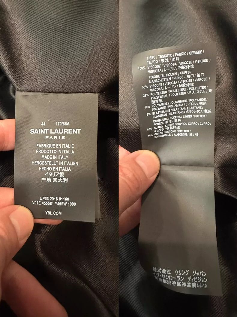 Yves Saint Laurent Saint Laurent Diamond Jacket 2502-Nextarrow Size US S / EU 44-46 / 1 - 5 Thumbnail