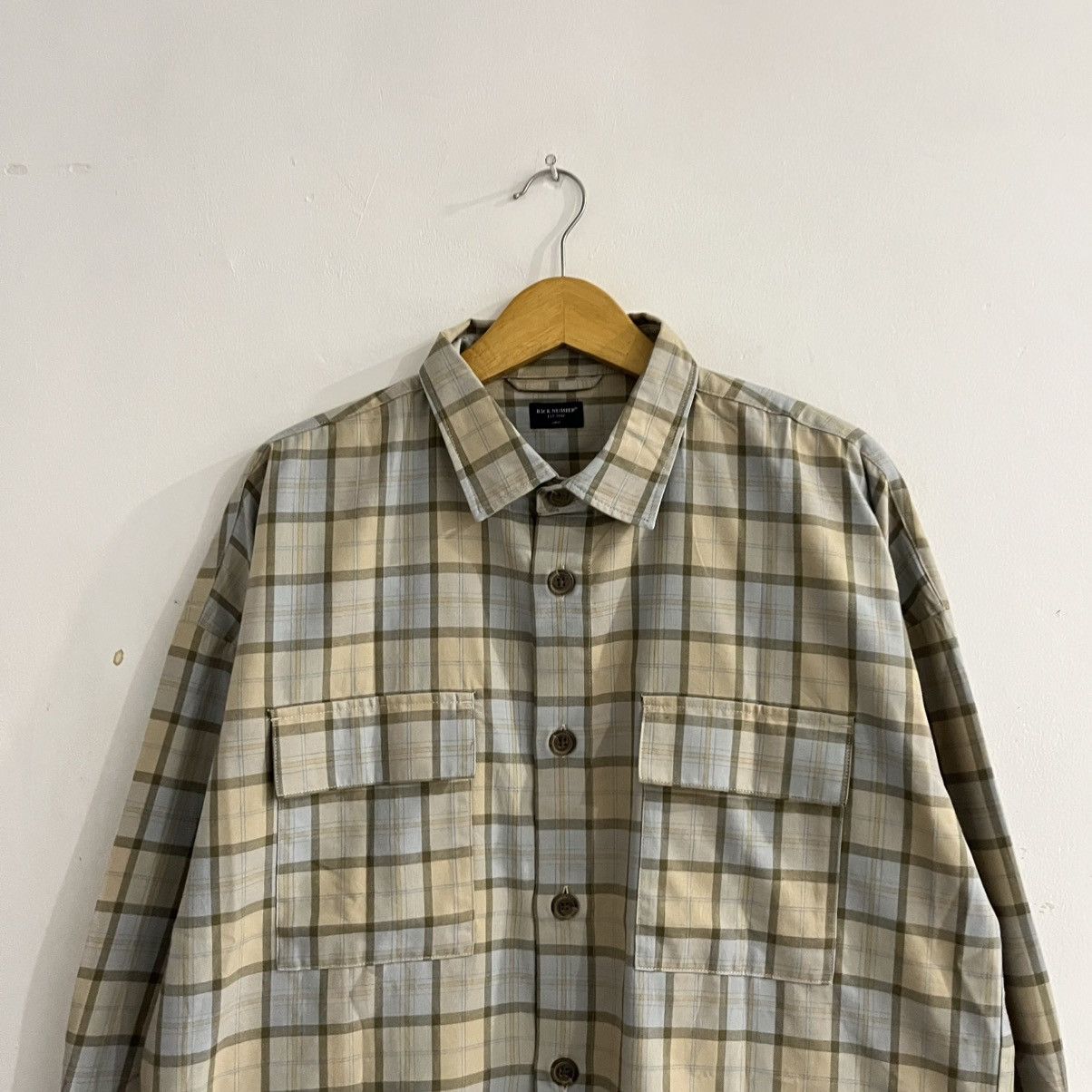 Japanese Brand Back Number - Ls Outer Button Up Shirt Size US L / EU 52-54 / 3 - 2 Thumbnail