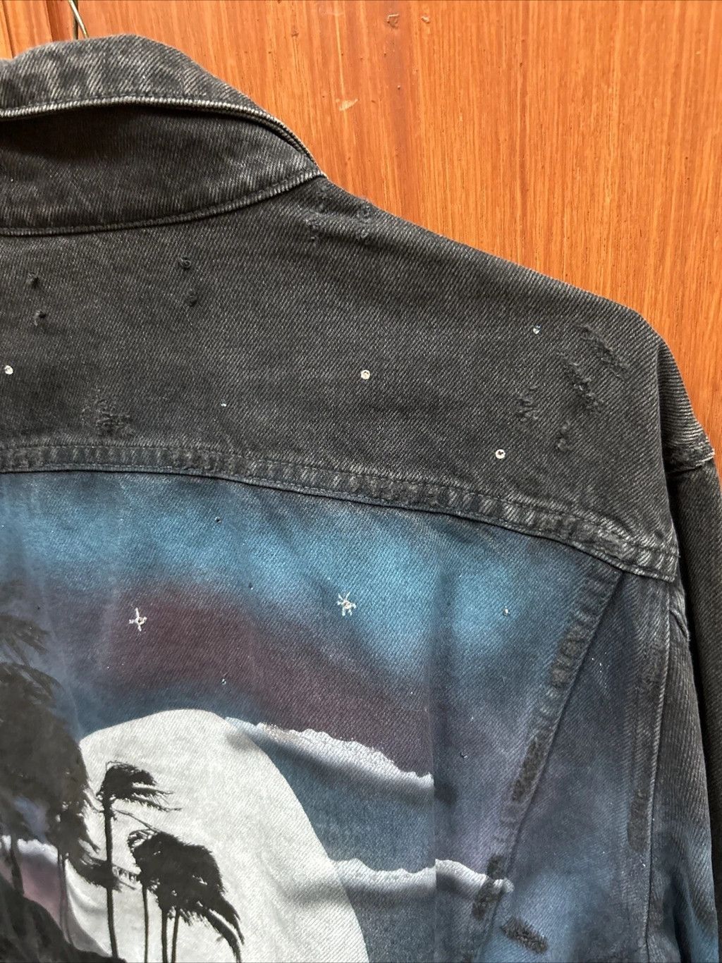 Amiri Amiri Season Sky Moon Wolf Black Denim Size US S / EU 44-46 / 1 - 14 Thumbnail