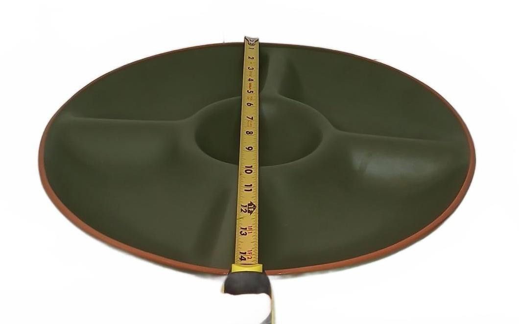 Designer Casa Verde Divided Plate Green Terra Cotta Size ONE SIZE - 6 Thumbnail