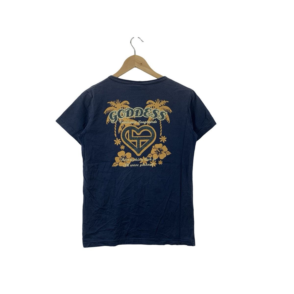 Vintage Vintage Goddess California Longboards Graphic Tee Floral Size L / US 10 / IT 46 - 7 Thumbnail